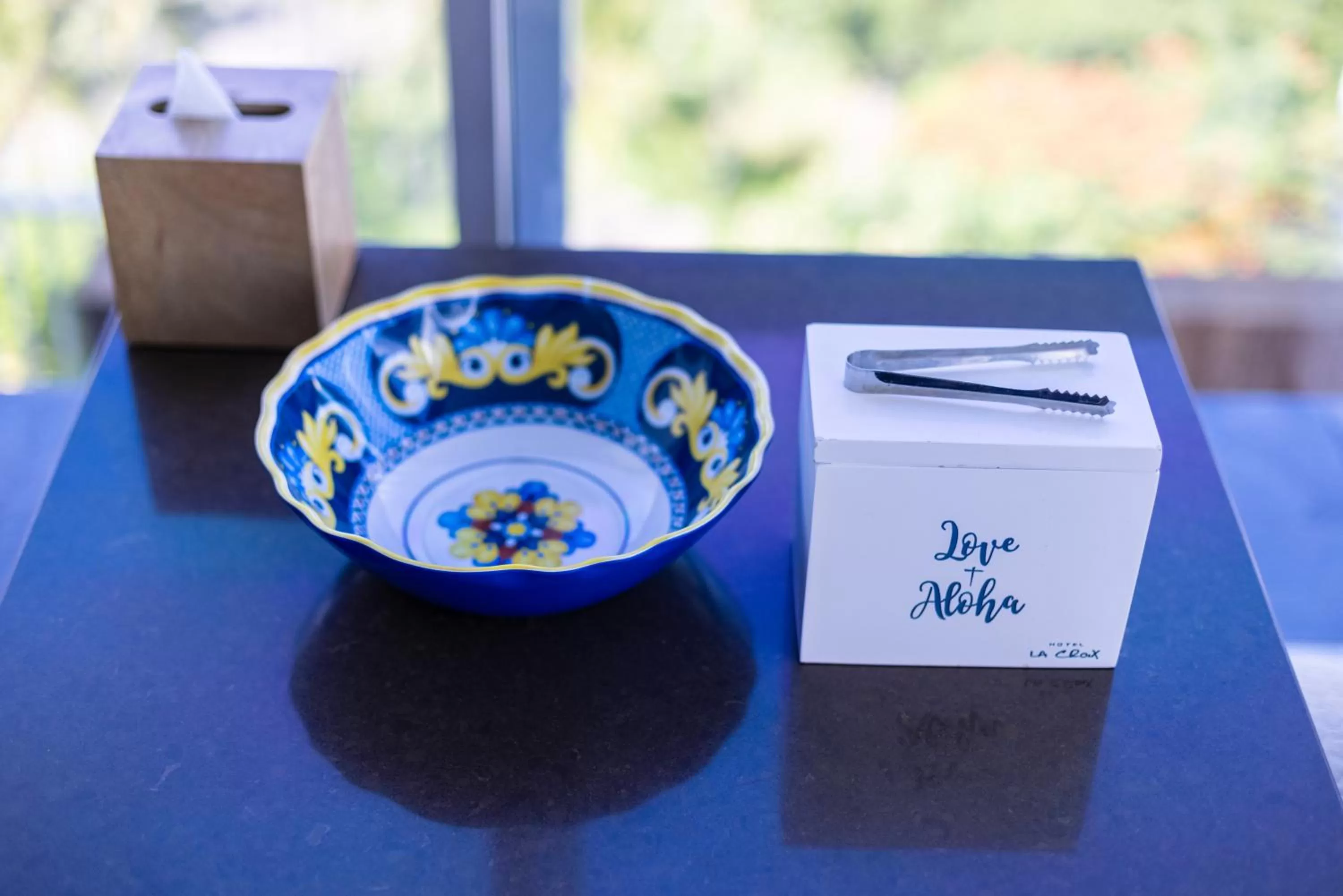 Decorative detail in Hotel La Croix