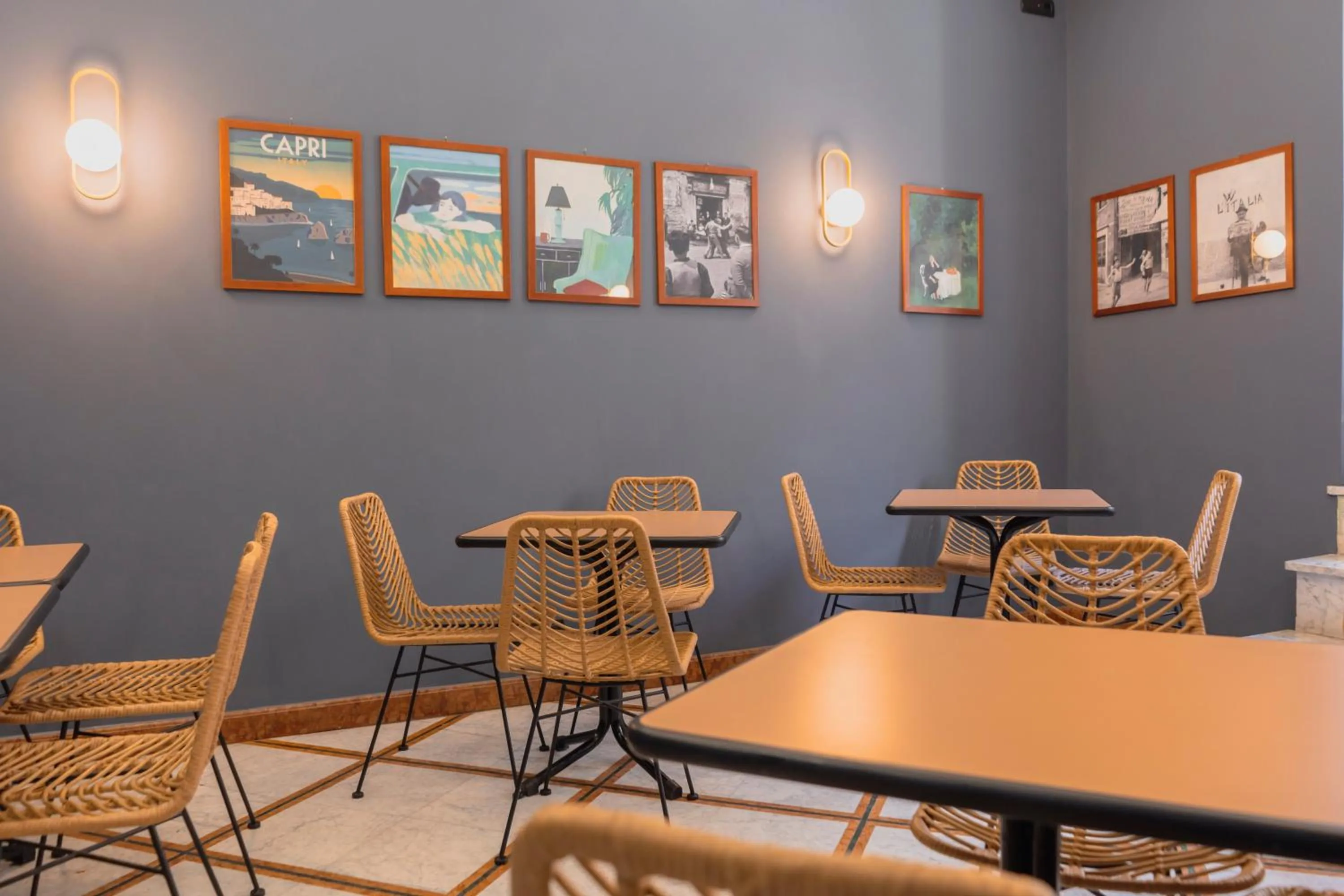 Seating area in Hotel Marisa