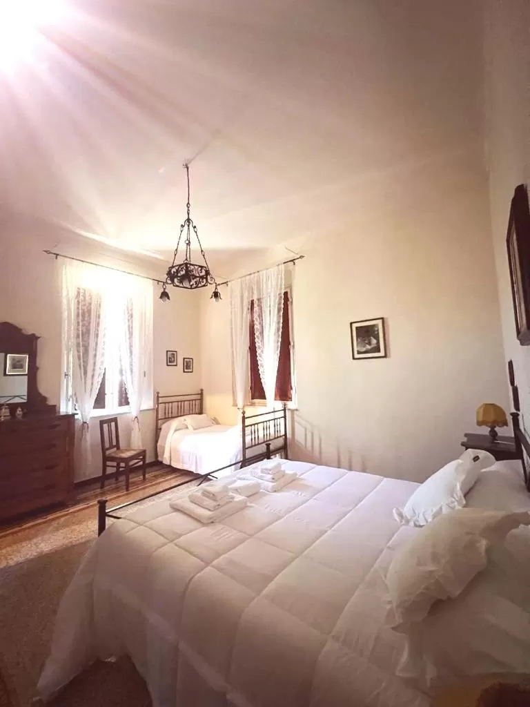 Bed in Villa Adelina