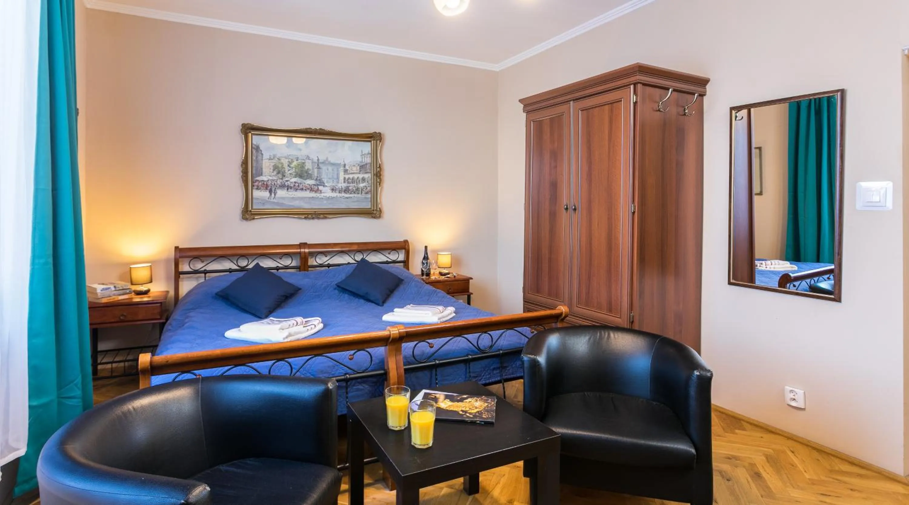 Seating area in P&J Apartments Floriańska