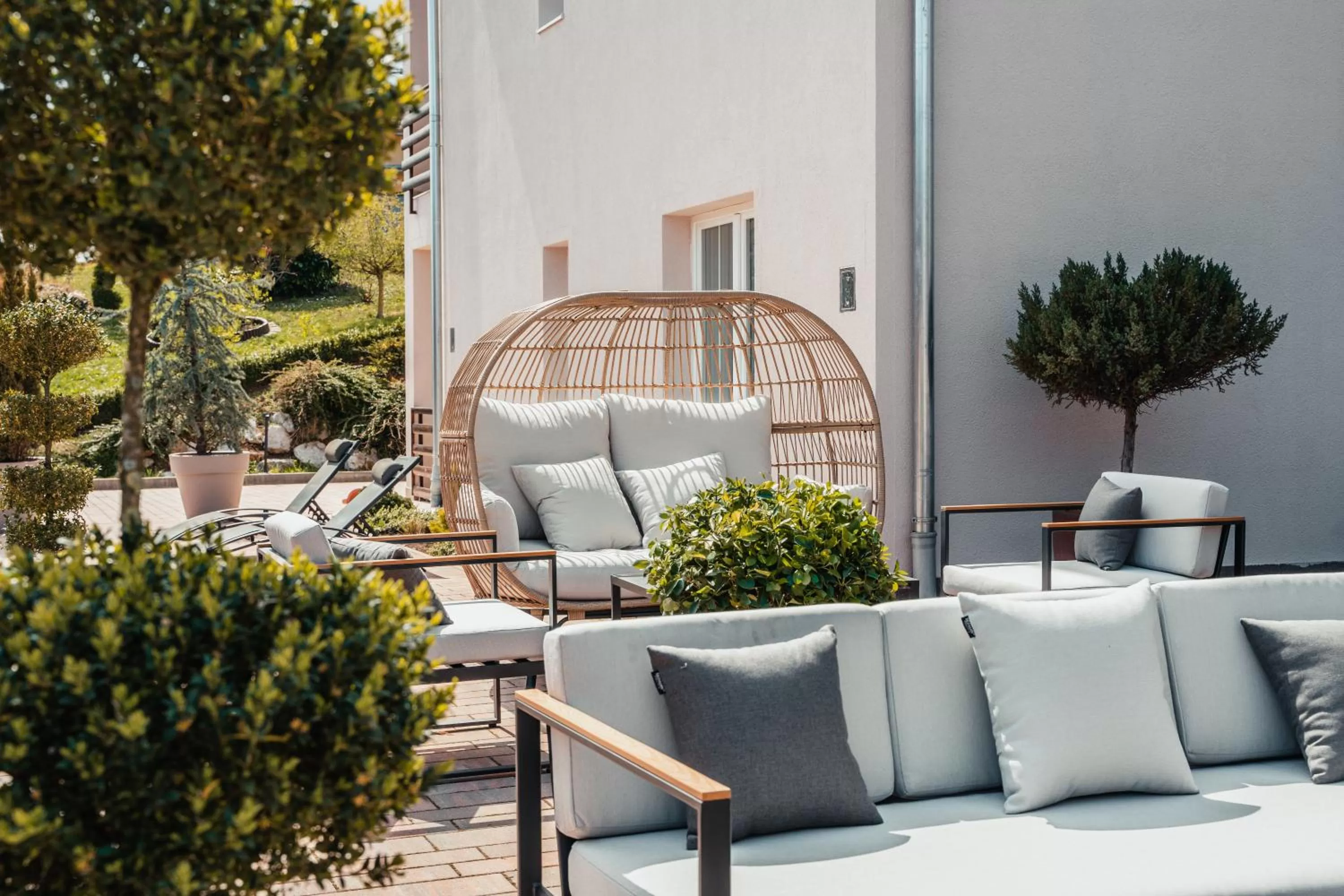 Garden in Hotel Mirjana & Rastoke