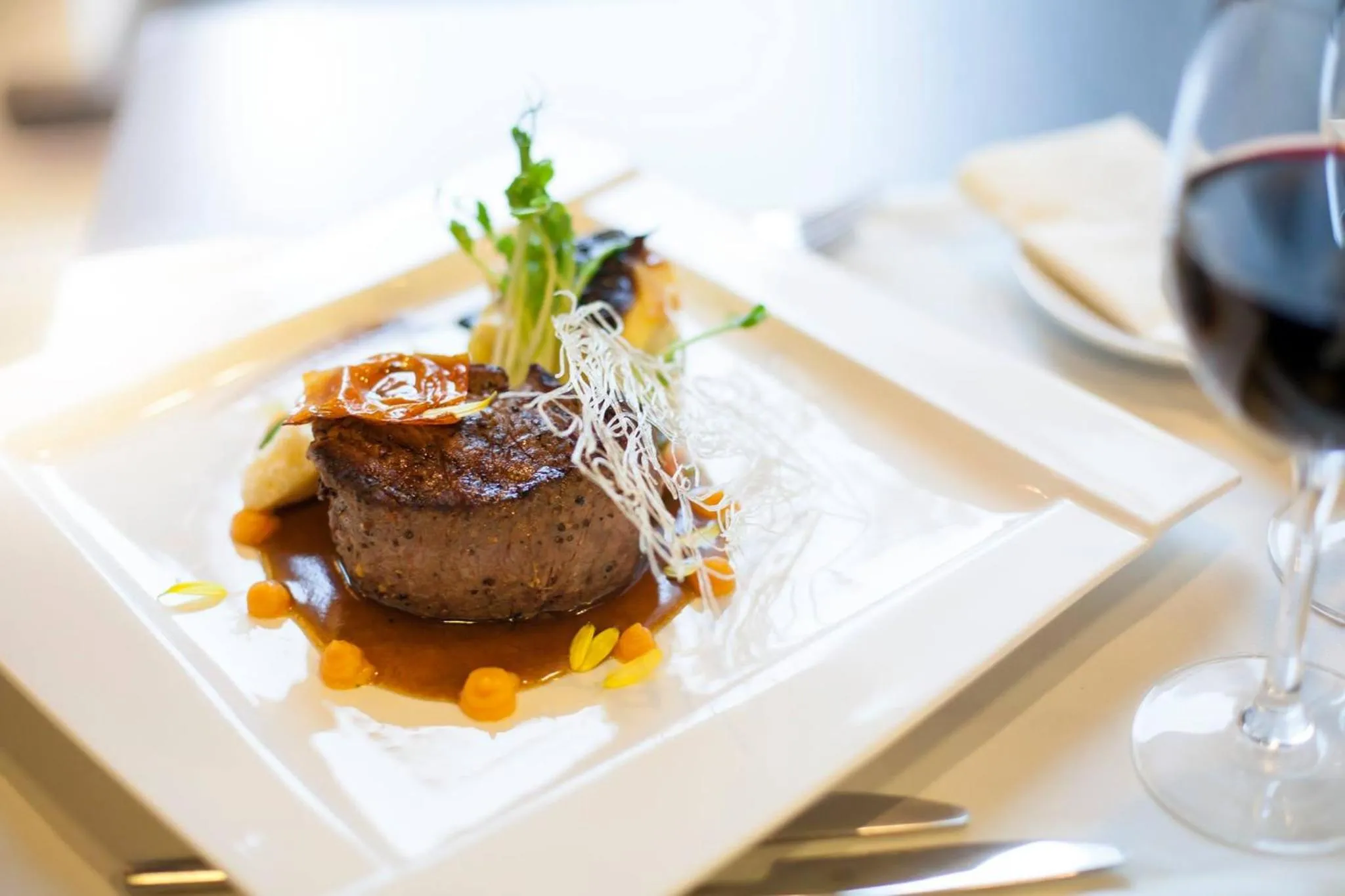 Food close-up in M Hotel