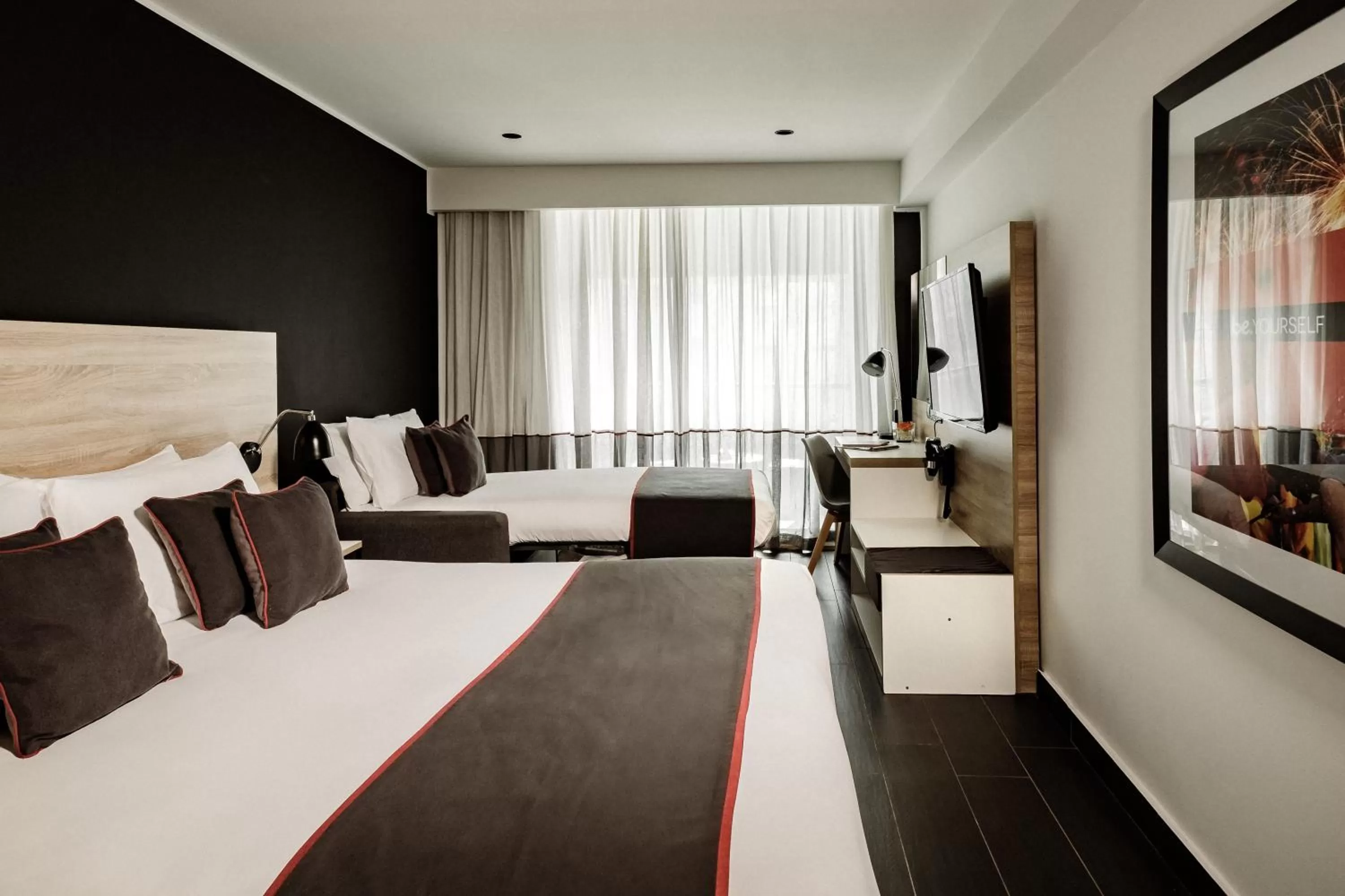 Bedroom, Bed in be.HOTEL