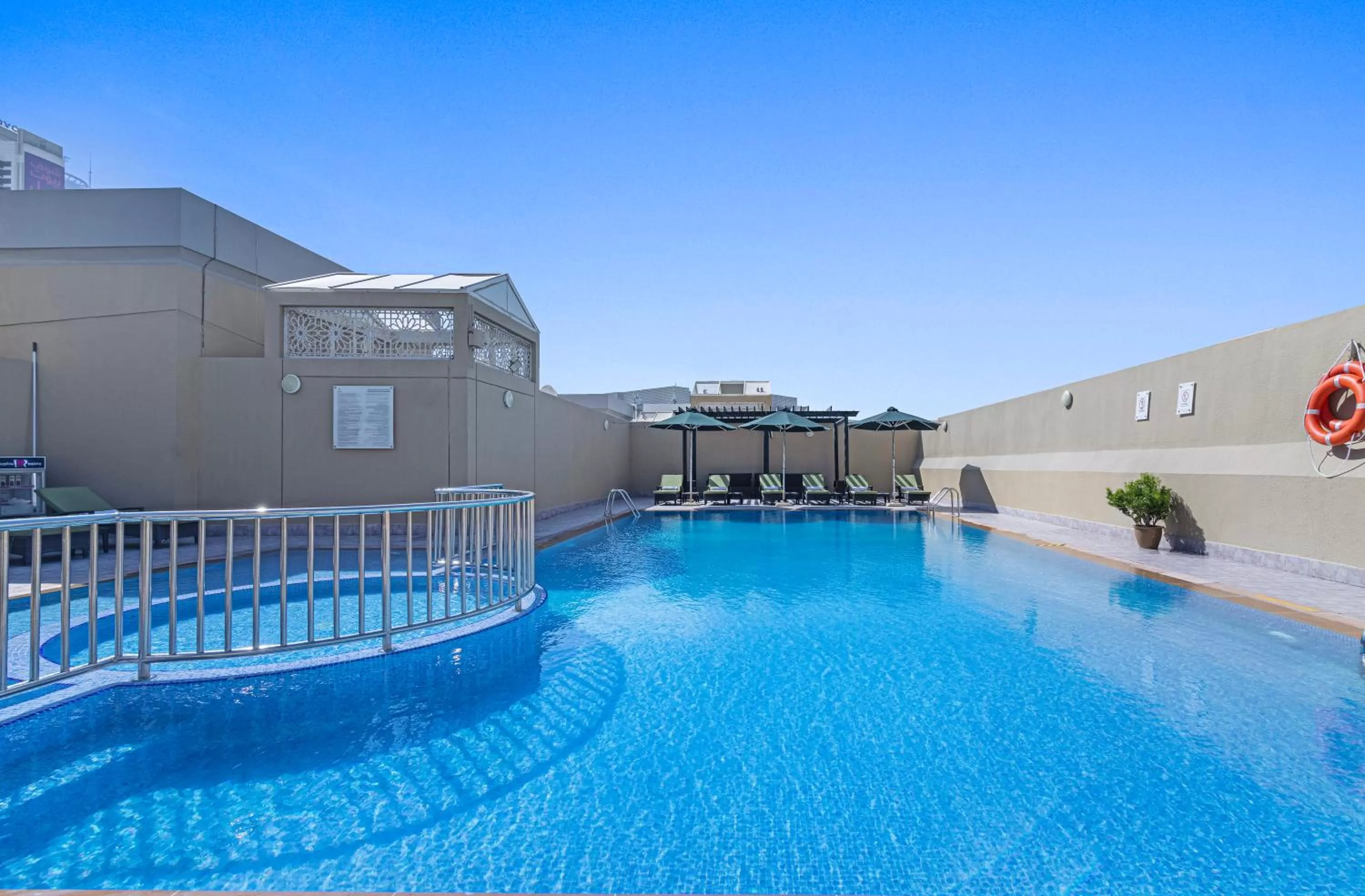 Swimming pool in Al Khoory Hotel Apartments Al Barsha