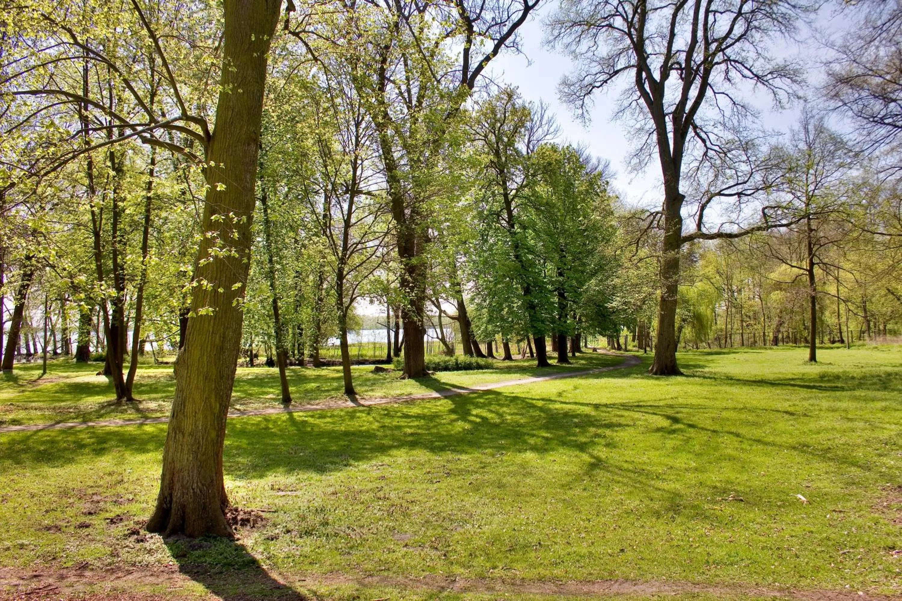 Garden in Gästehaus Schloss Plaue
