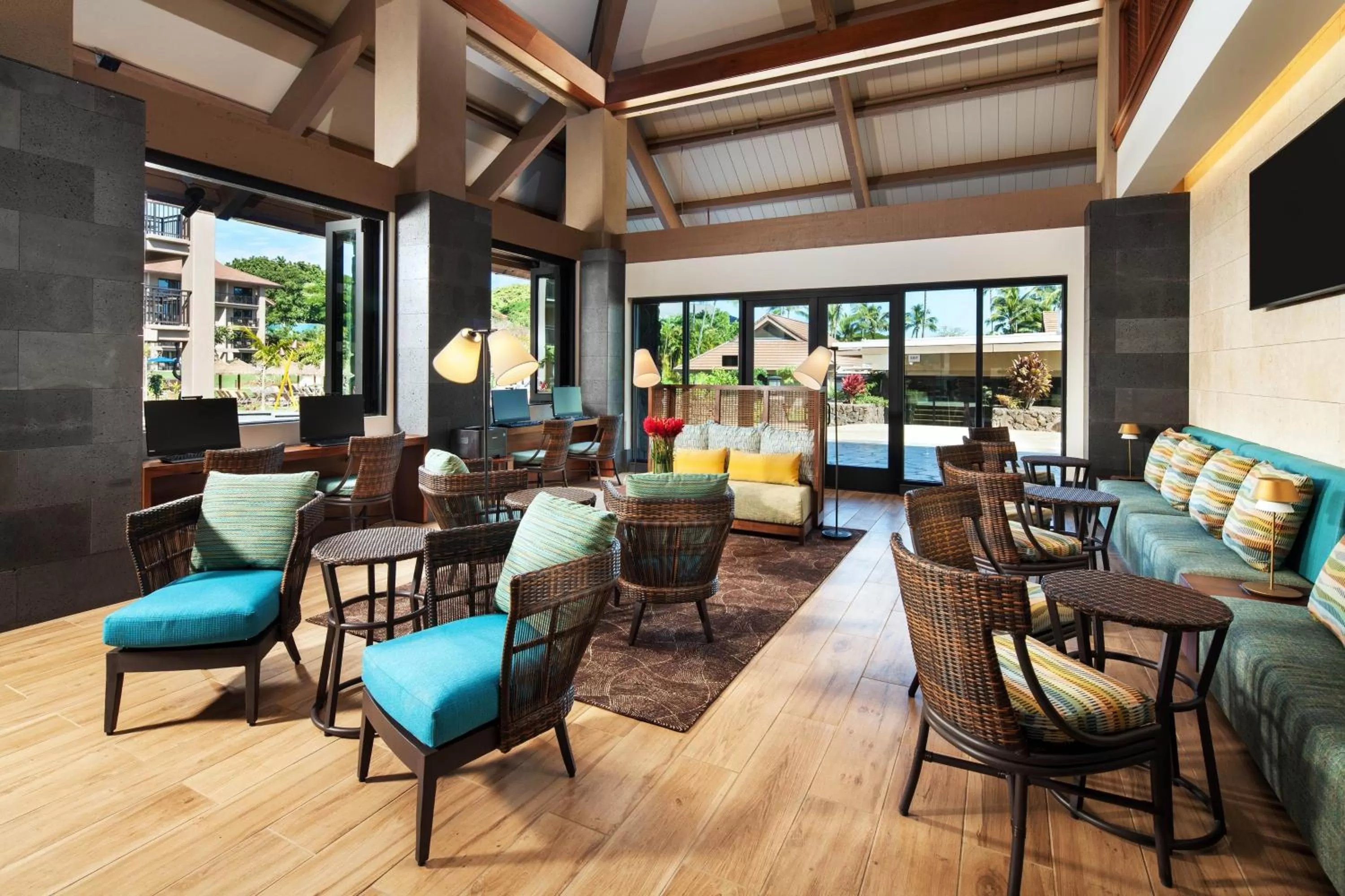 Lobby or reception in Sheraton Kauai Resort Villas