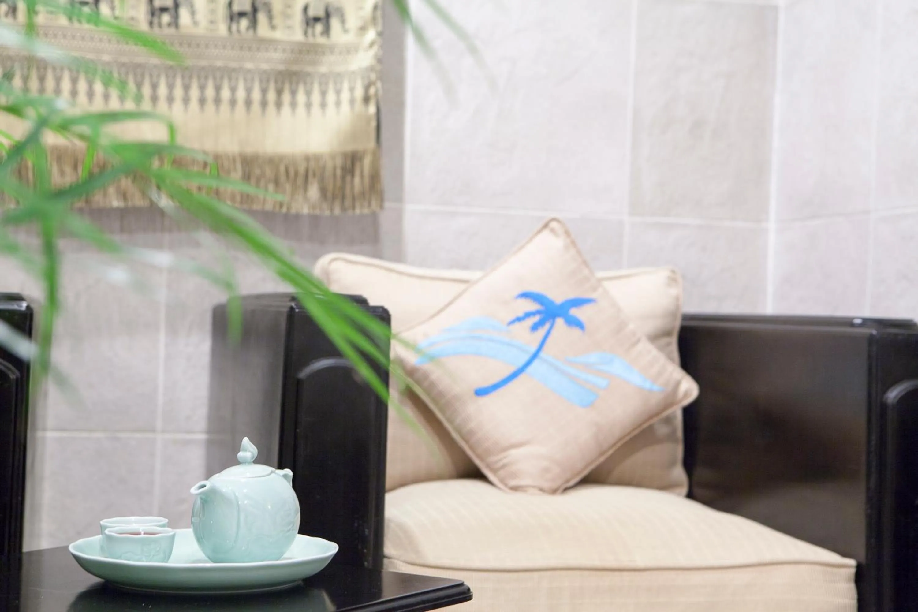 Seating area in Blue Ocean Resort