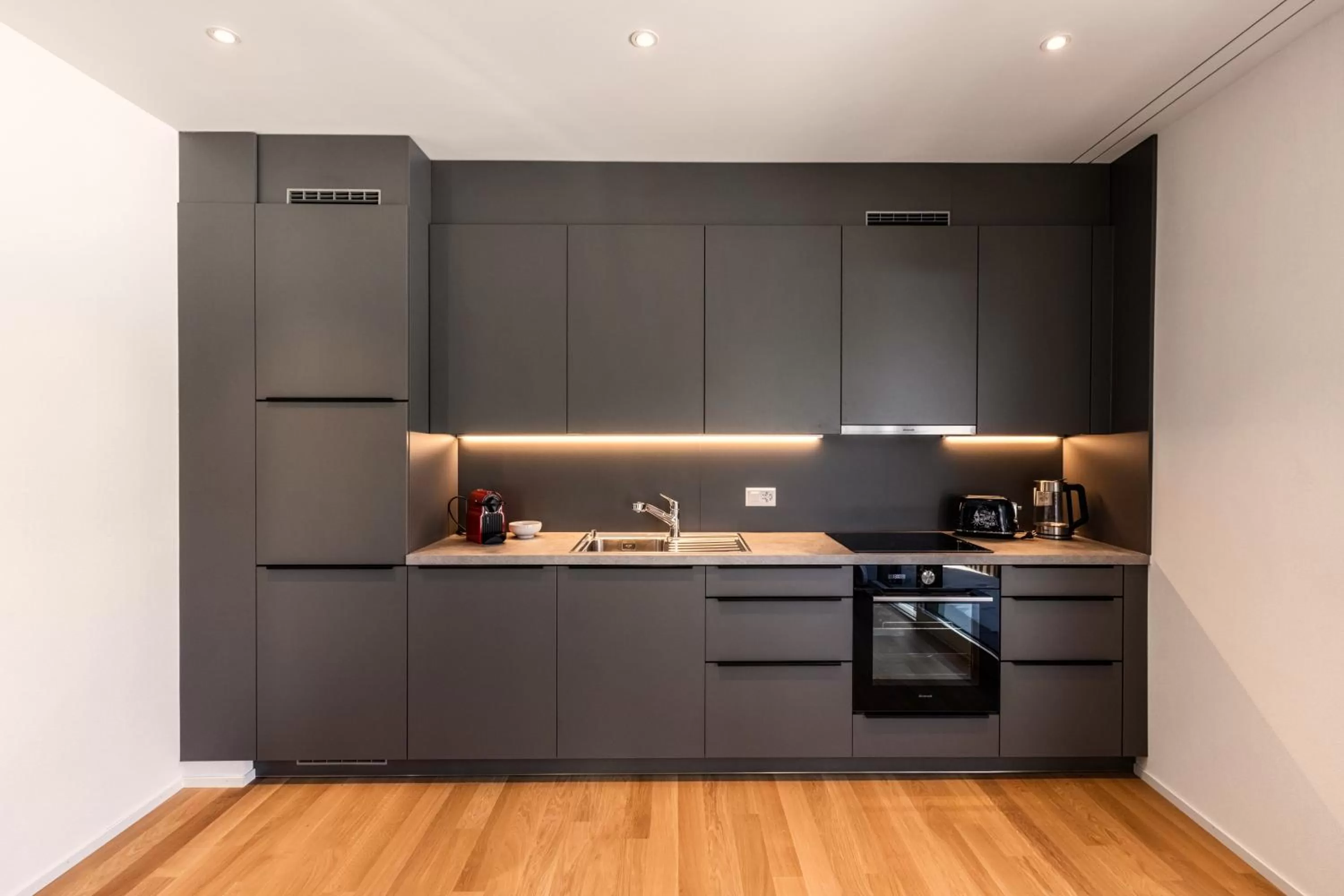 kitchen in AVES Hotel&Apartment Arosa