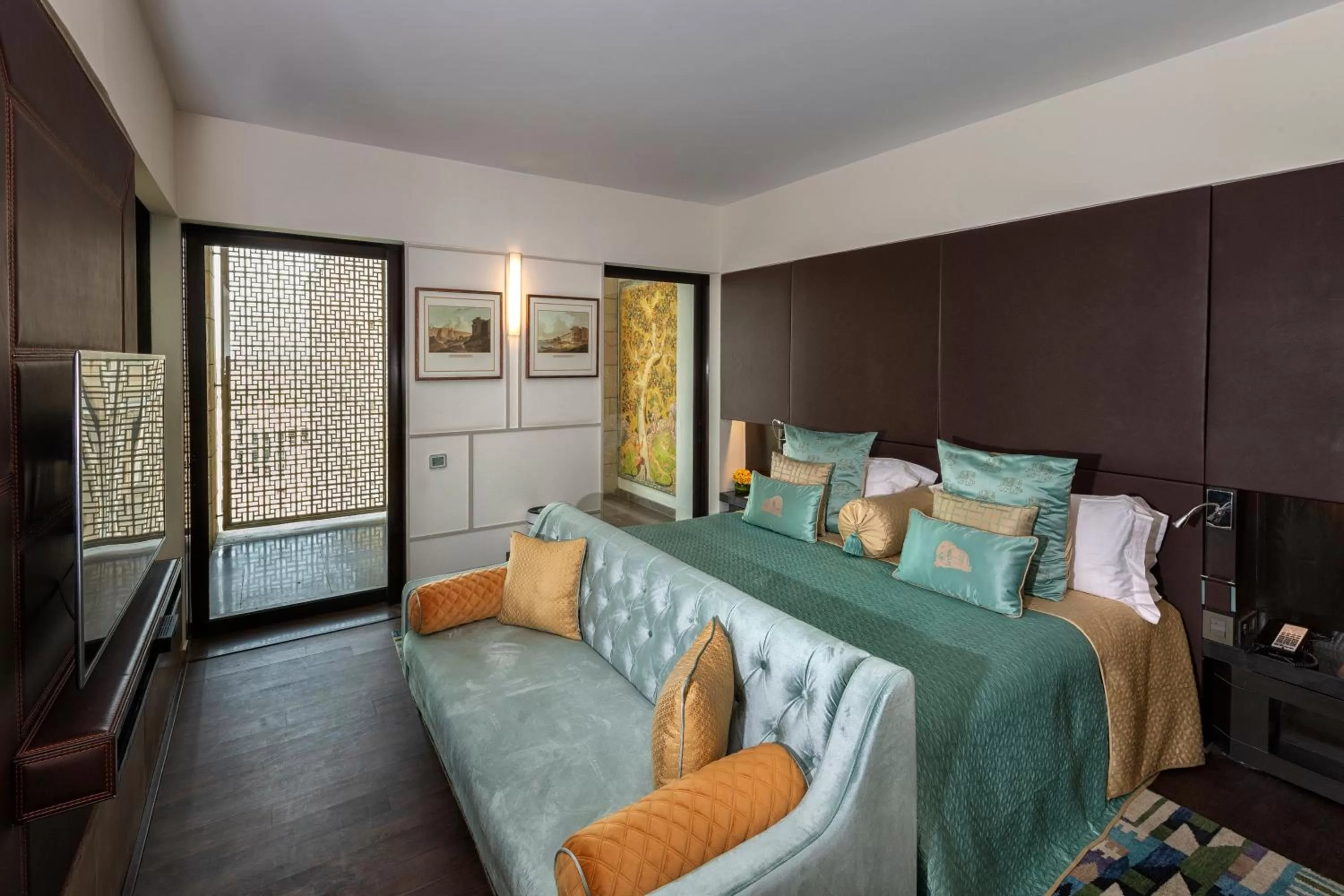 Bedroom, Bed in The Lodhi – A member of The Leading Hotels Of The World