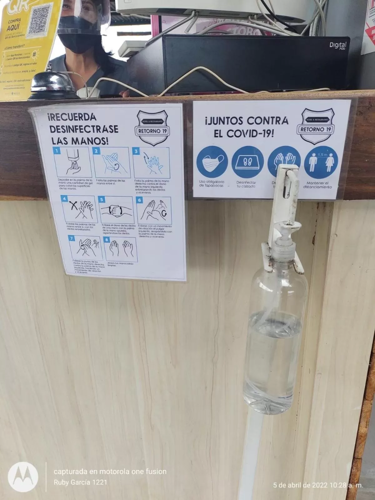 Logo/Certificate/Sign in Hotel La Aldea del Oriente