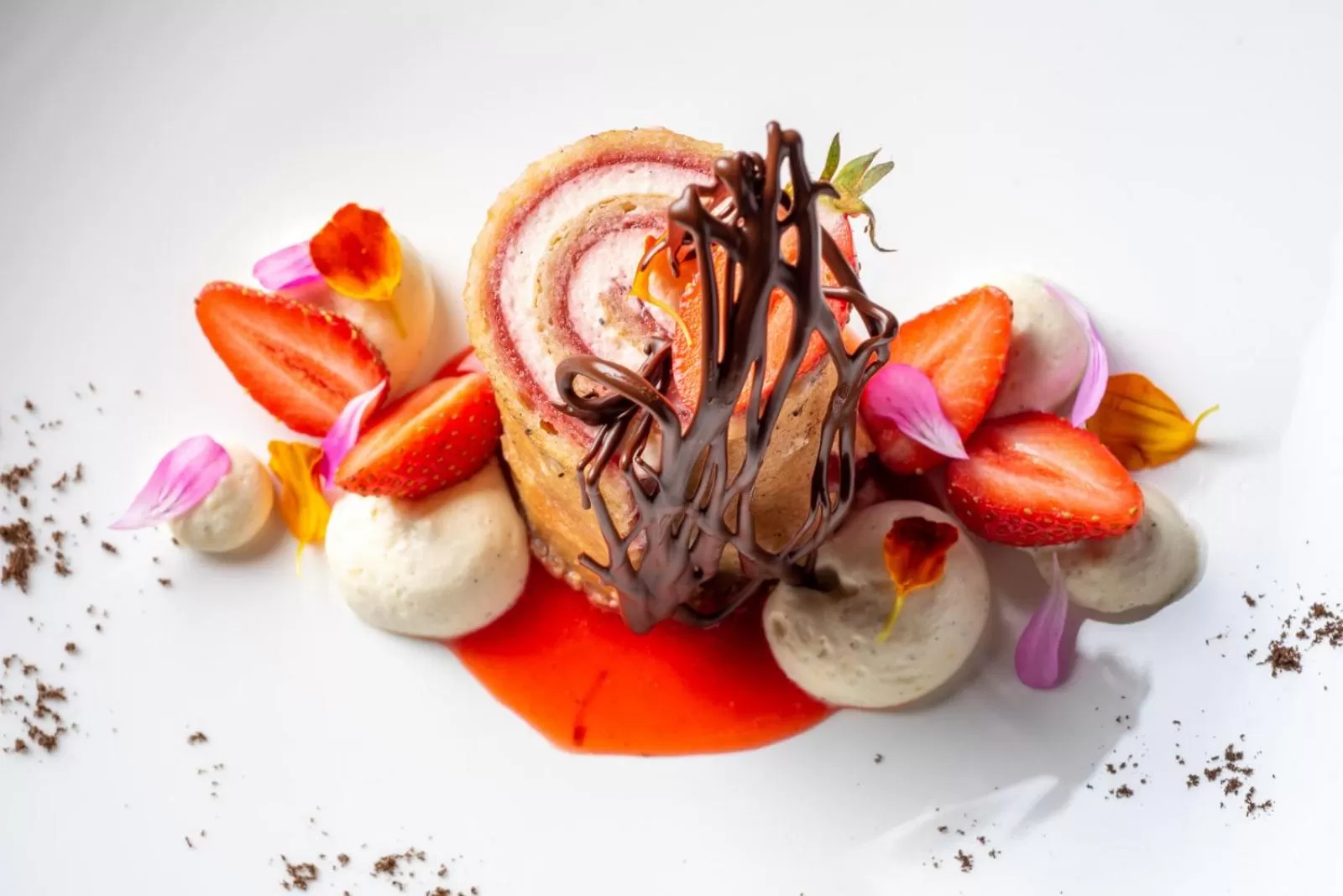 Food and drinks in Domaine la Pierre Blanche