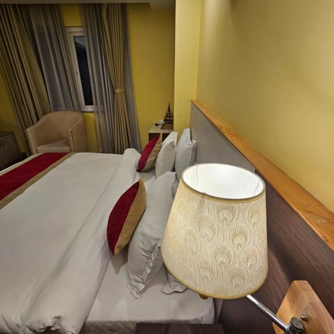 Bed in Hotel Krishna Kathmandu