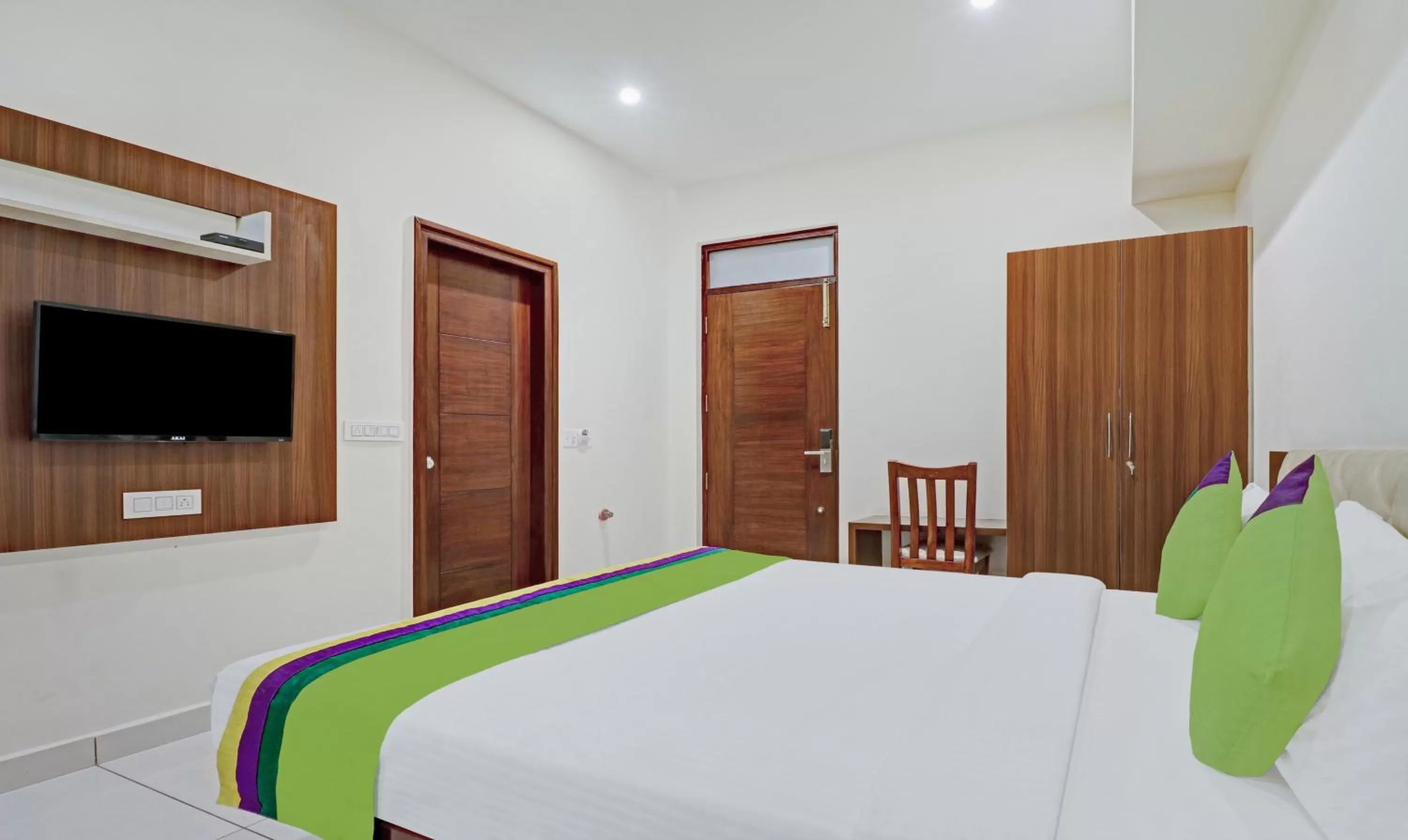 Bedroom, Bed in Treebo RJ Residency