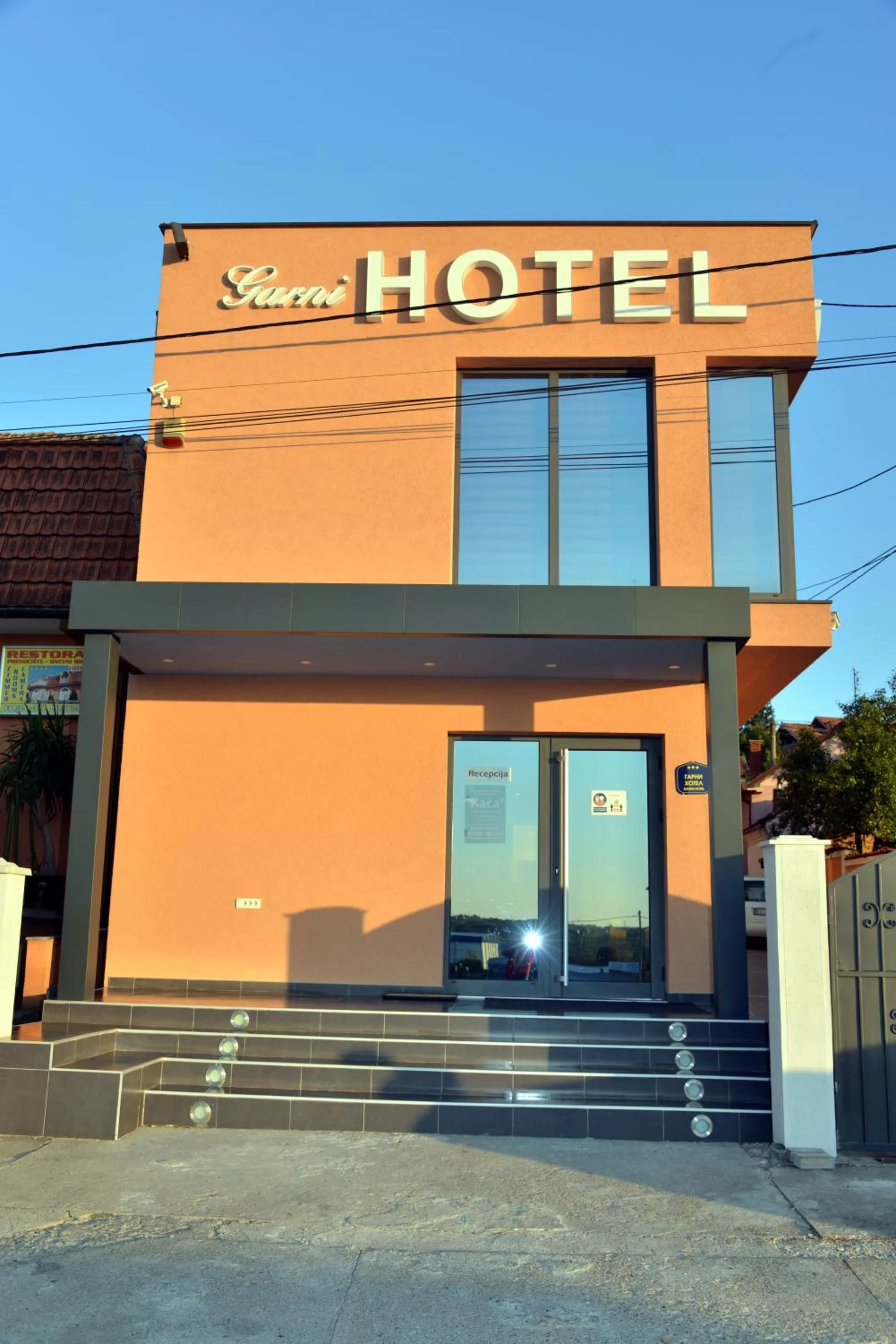 Property building in Garni Hotel Kaća