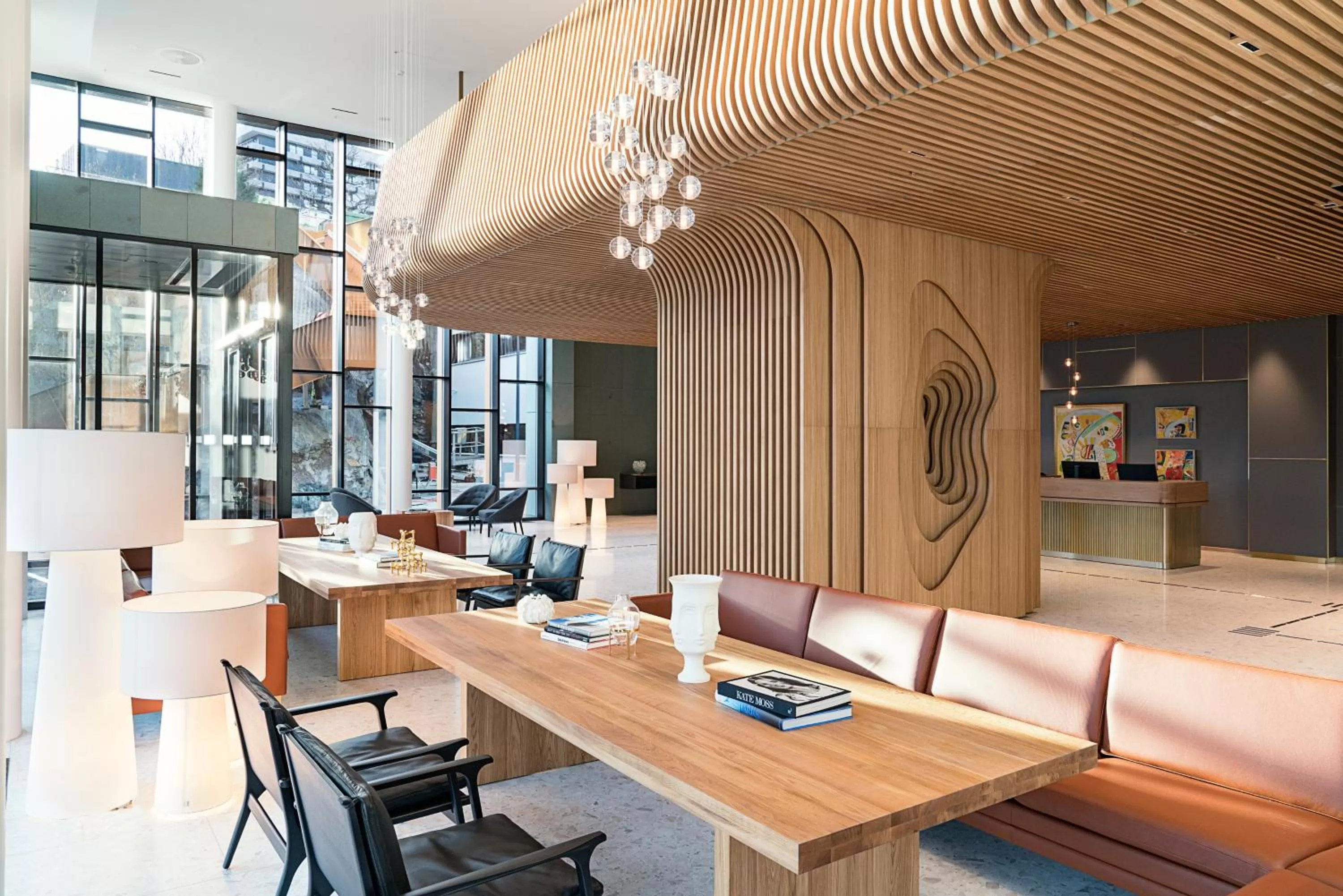 Lobby or reception in Radisson Blu Atlantic Hotel, Stavanger