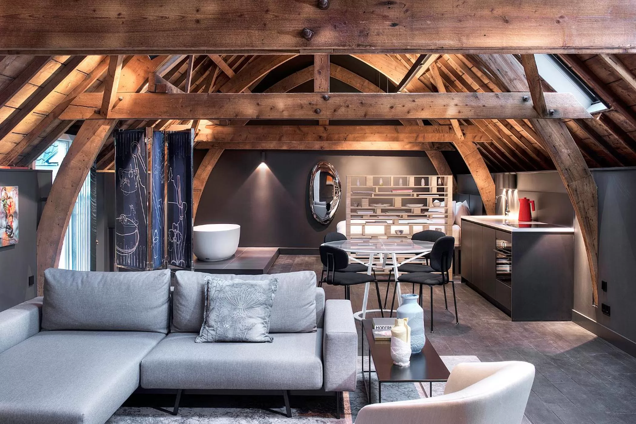 Living room in Kazerne Hotel - Member of Design Hotels