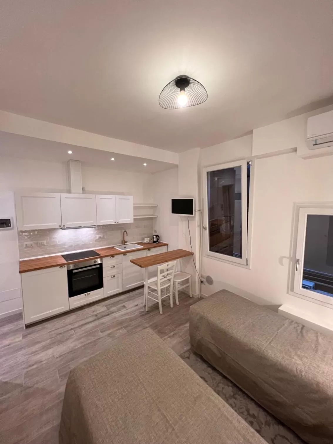 Kitchen or kitchenette in Hotel Il Guercino