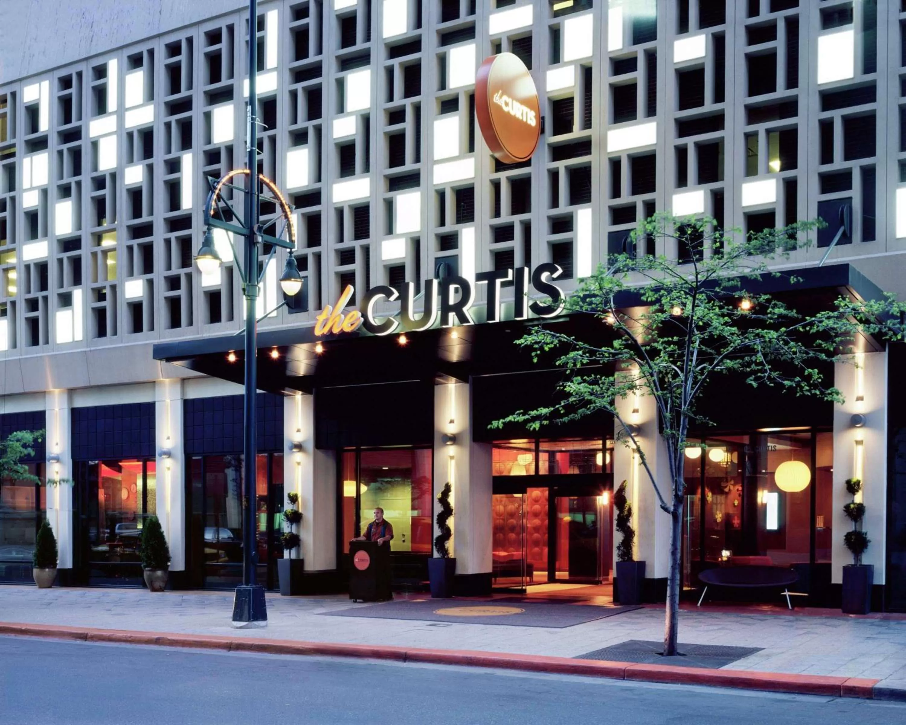 Property building in the Curtis Denver - A DoubleTree by Hilton Hotel
