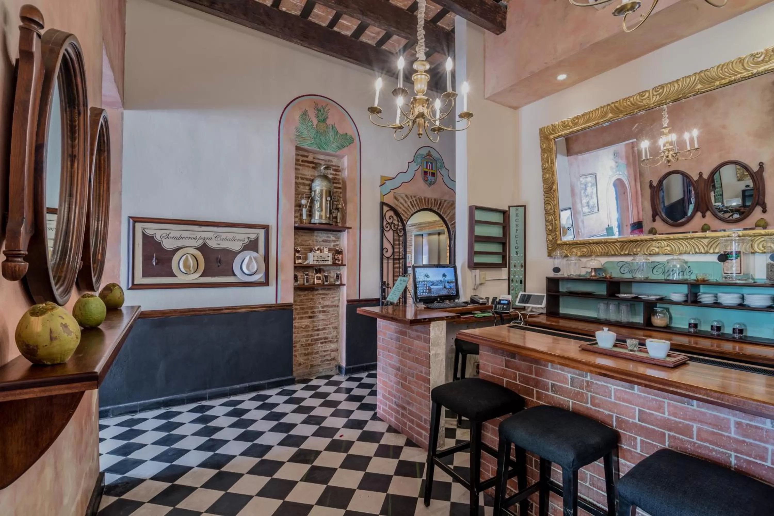 Lobby or reception in La Terraza de San Juan