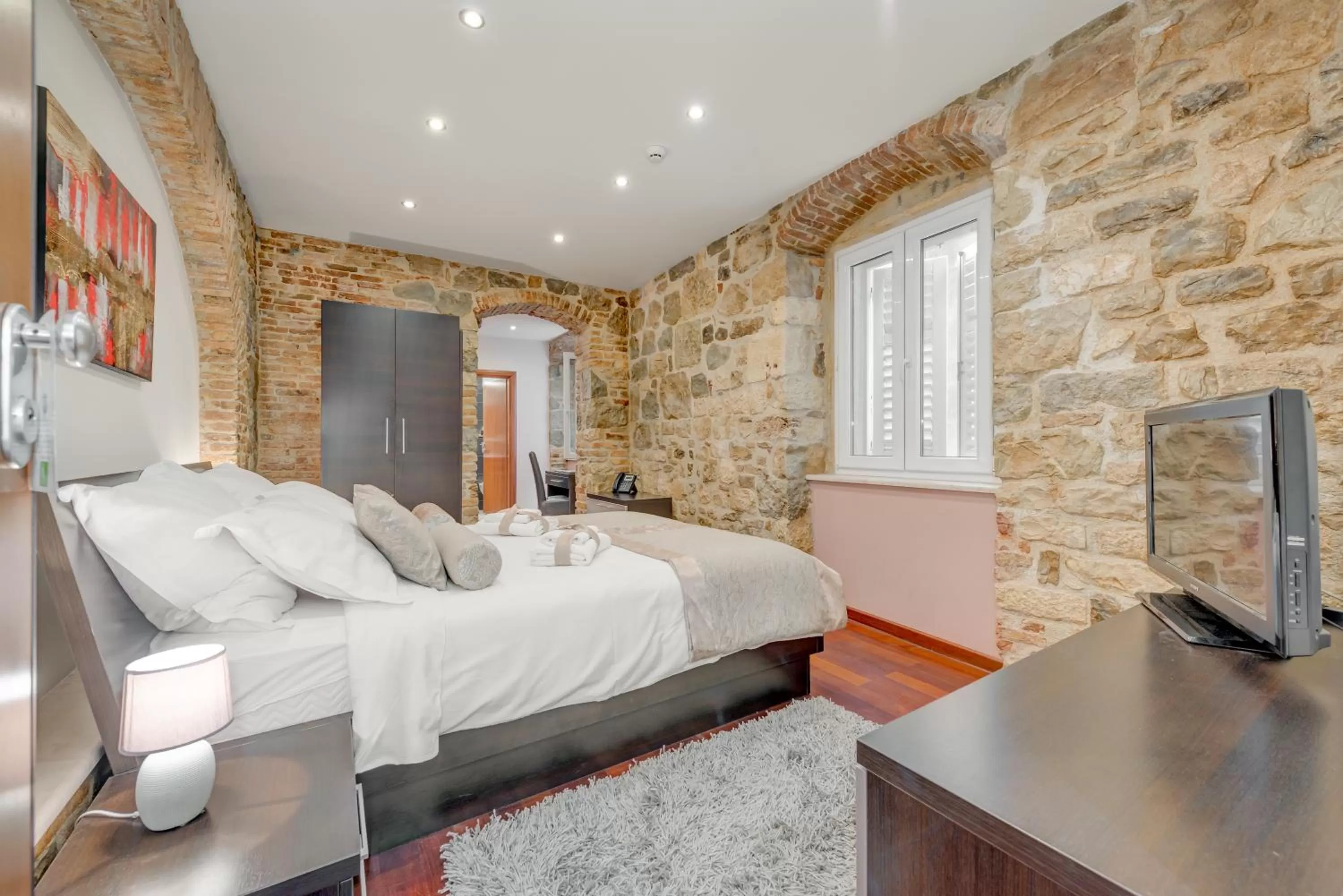 Bedroom, Bed in Palace Suites Heritage Hotel - Adults Only