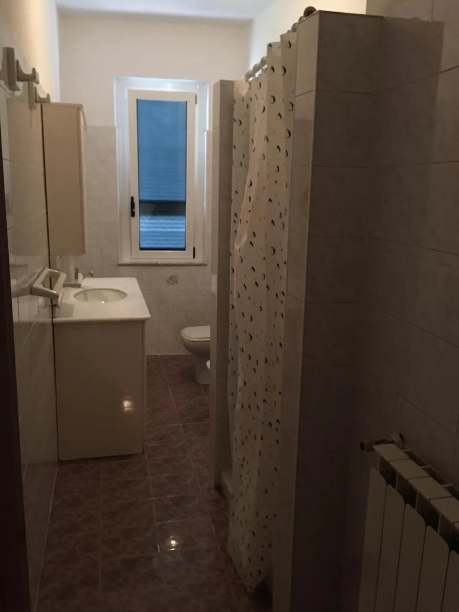 Shower in Hotel Concordia