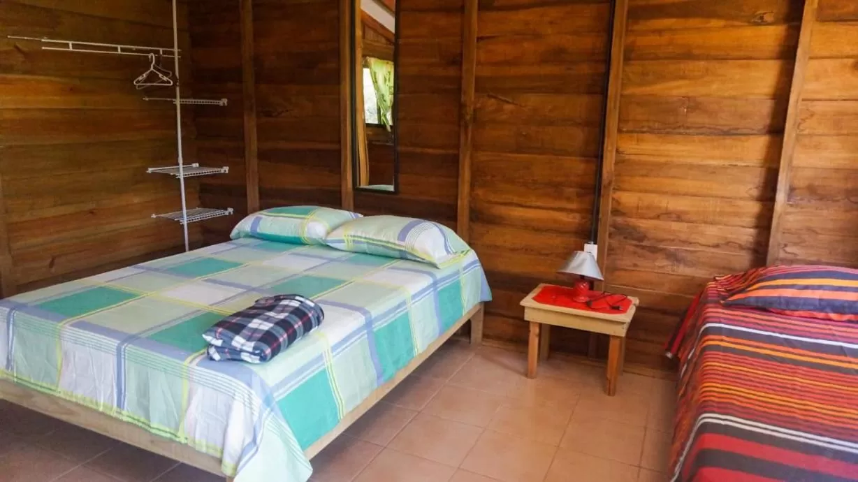 Bed in Hospedaje La Naciente