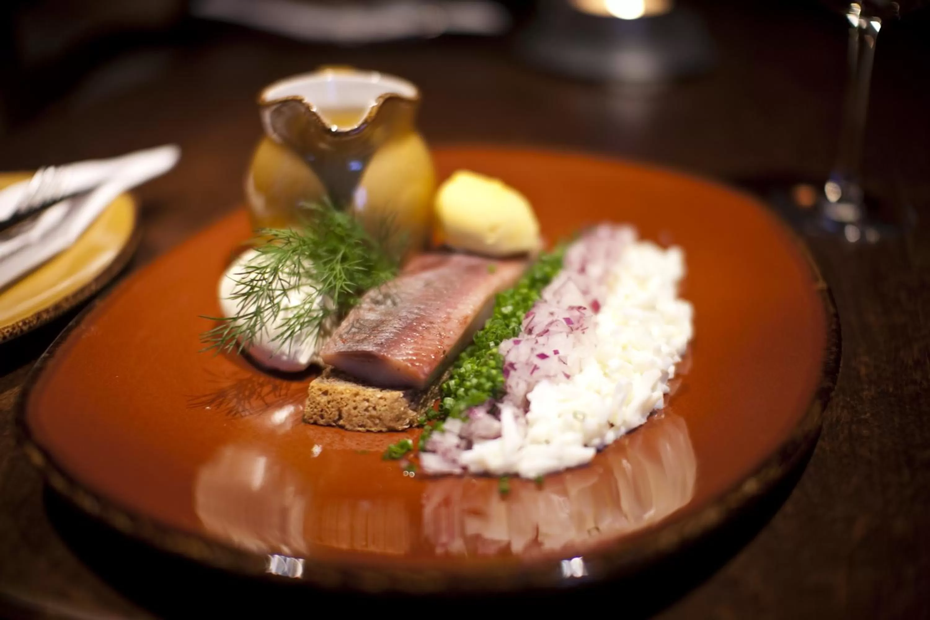 Food close-up in Hovde Gård