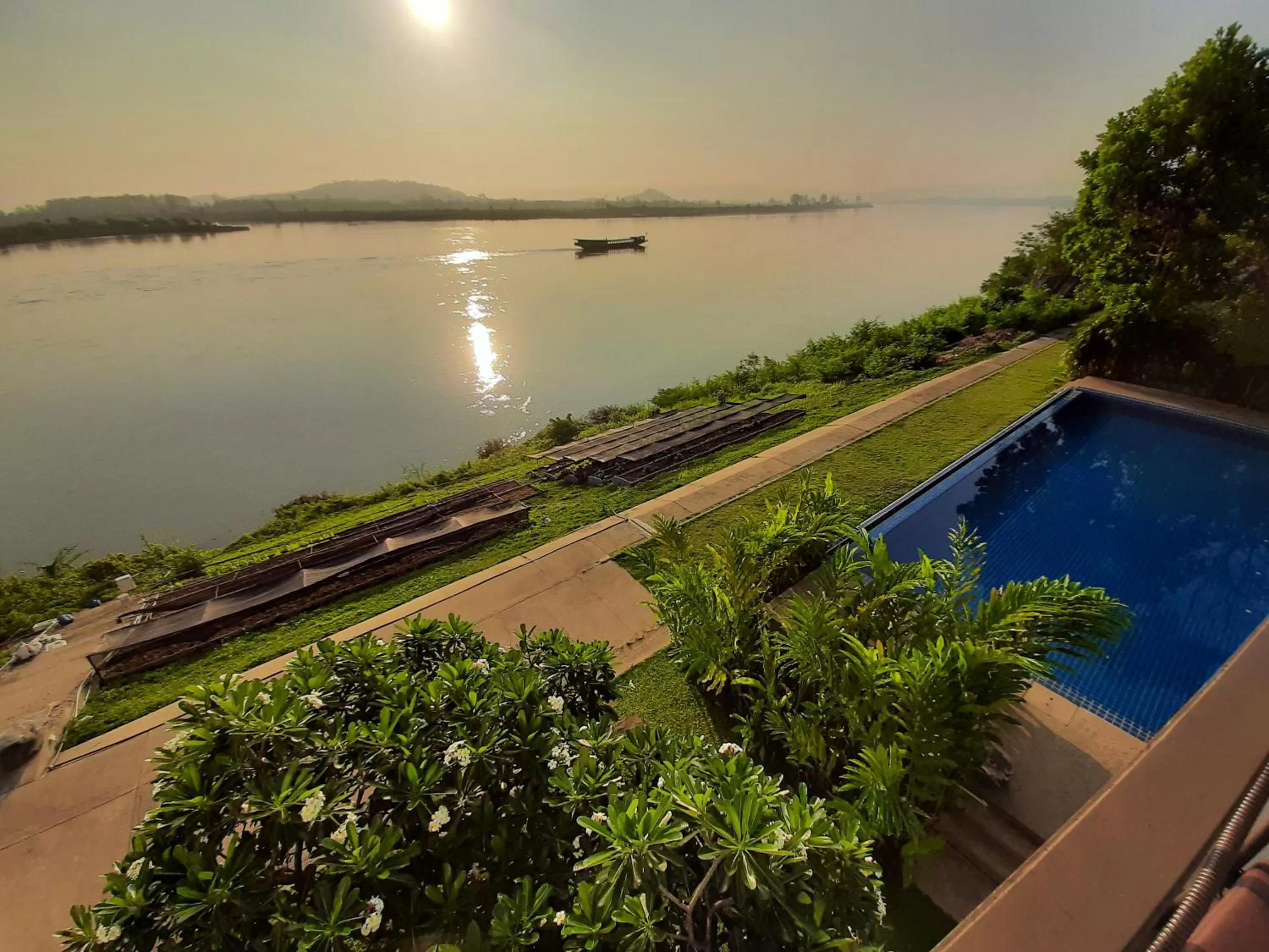 River view in Siam Triangle Hotel Chiang Sean