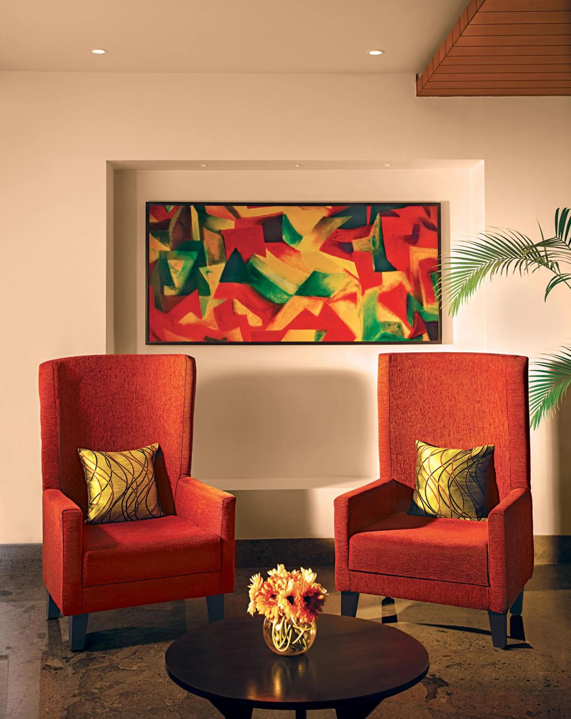 Decorative detail in Lemon Tree Hotel, Vadodara