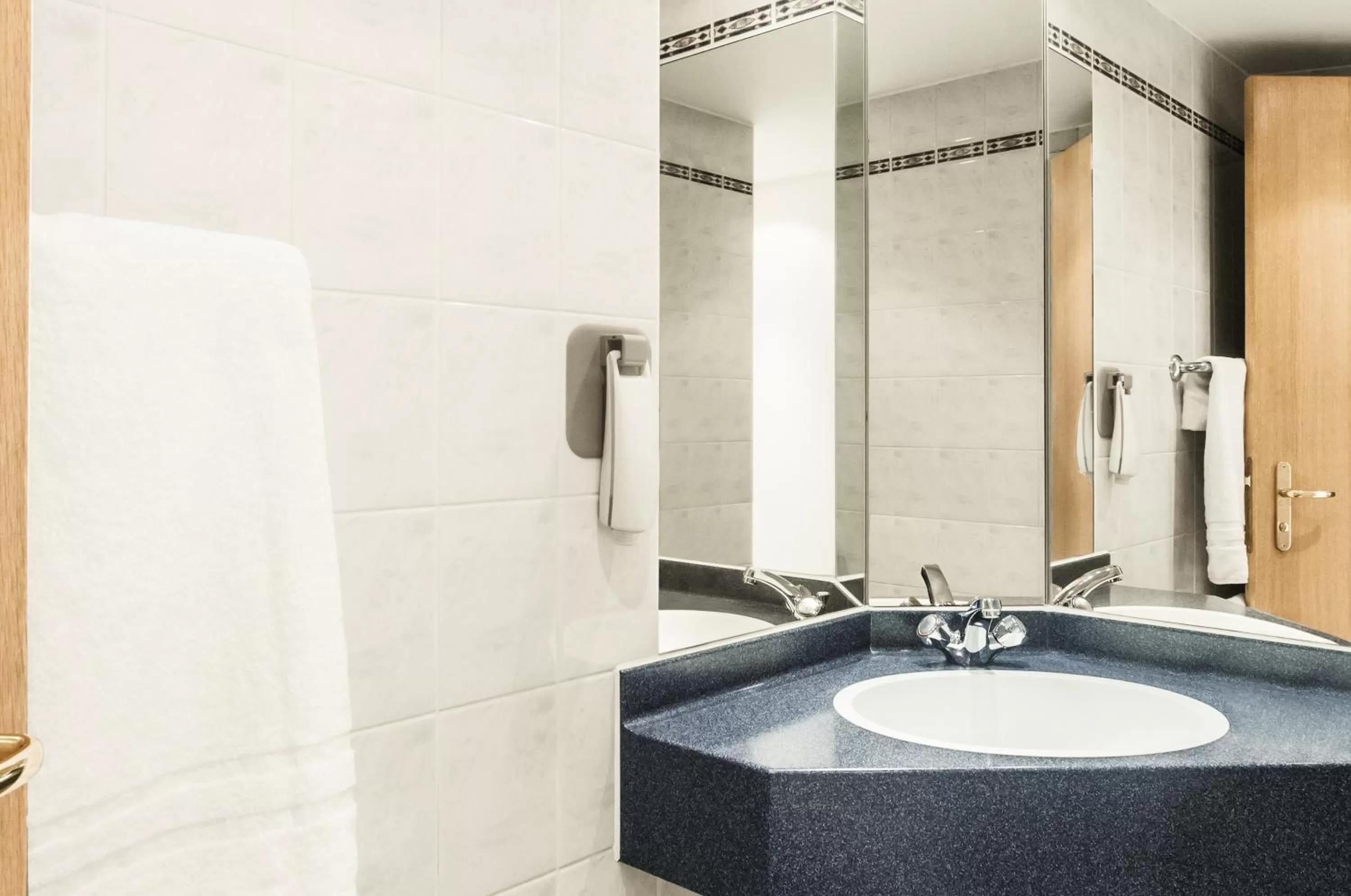 Bathroom in ibis Preston North