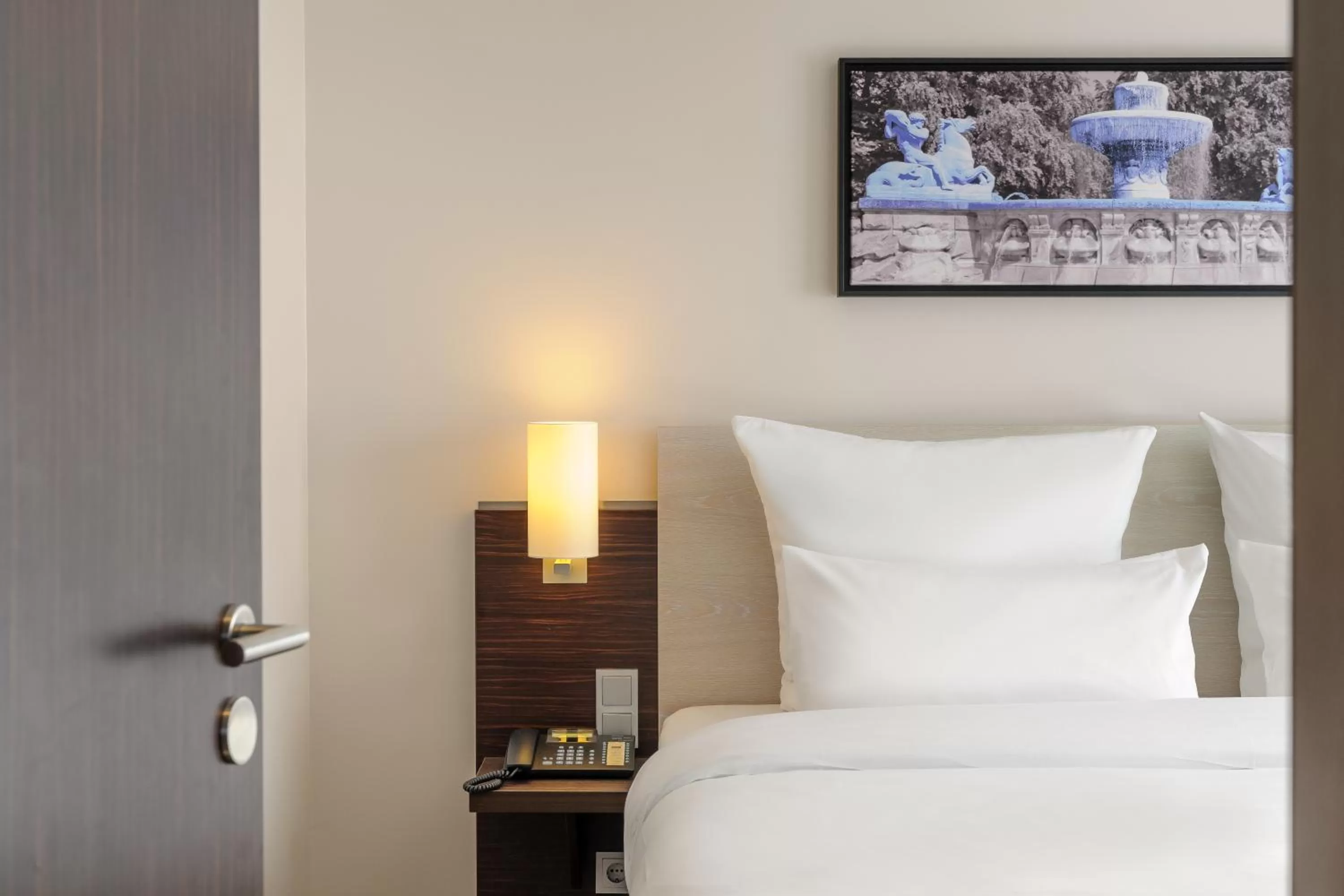 Bed in Mercure Hotel München Süd Messe