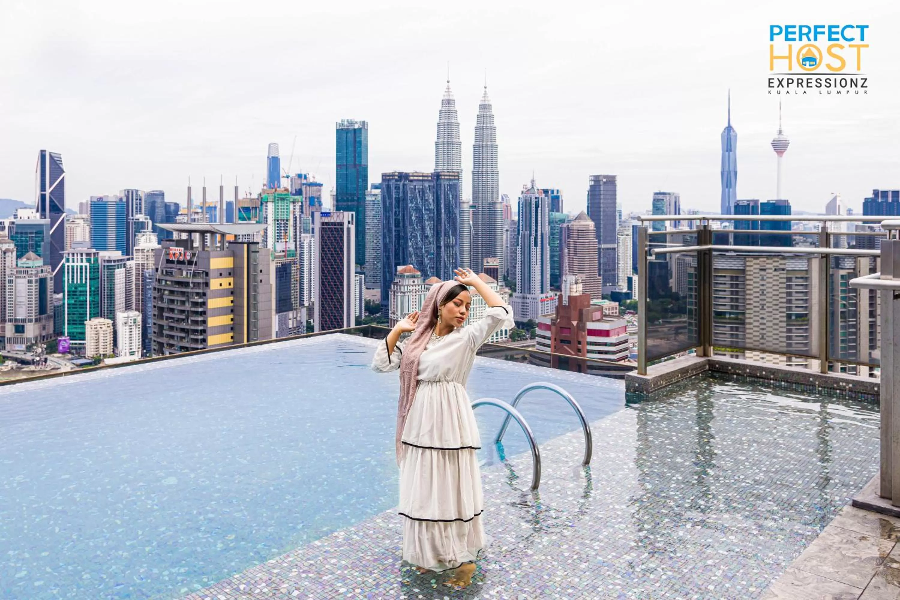 Swimming pool in Expressionz Suites KL by Perfect Host