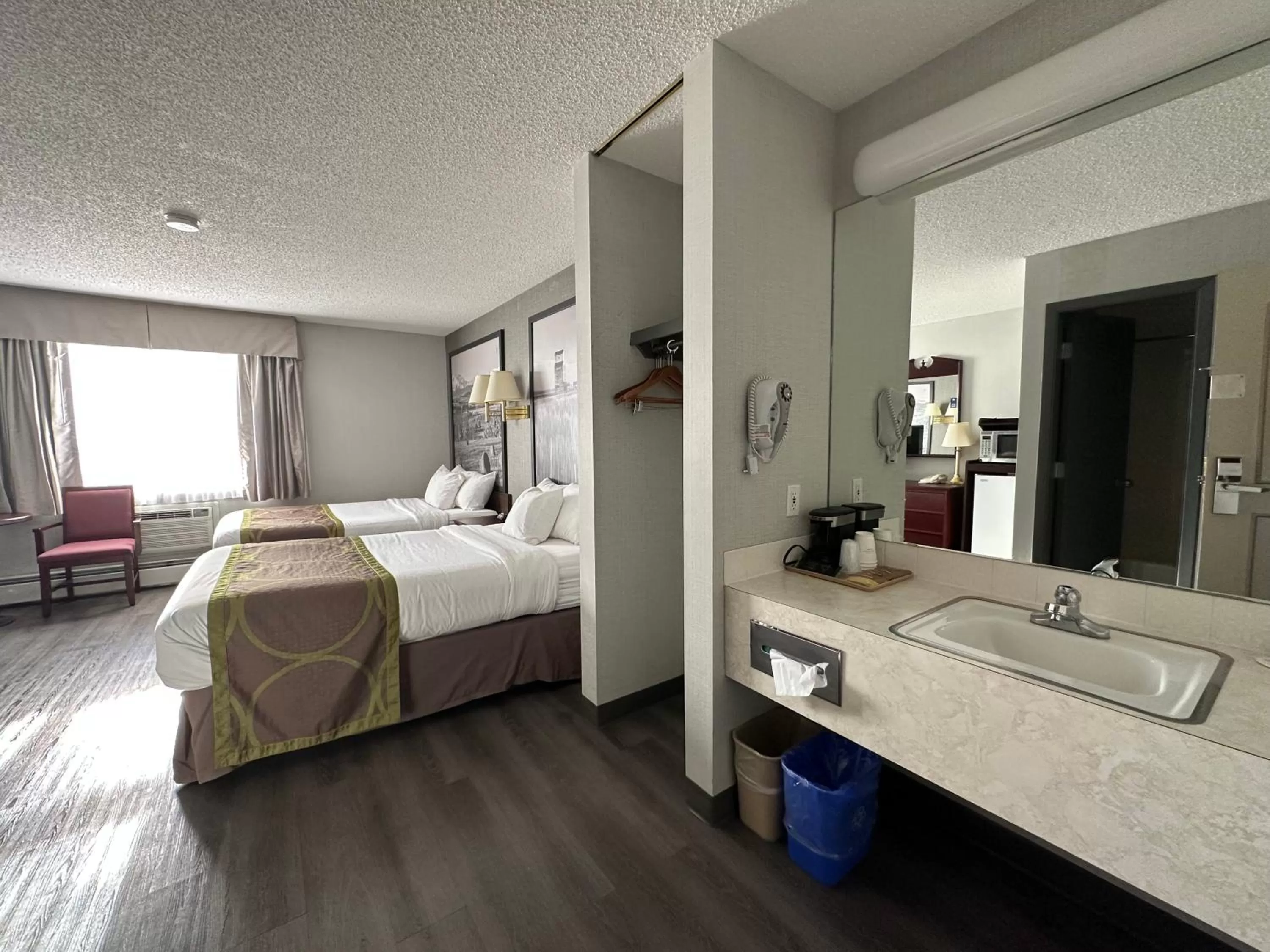 Bed in Super 8 by Wyndham Lethbridge