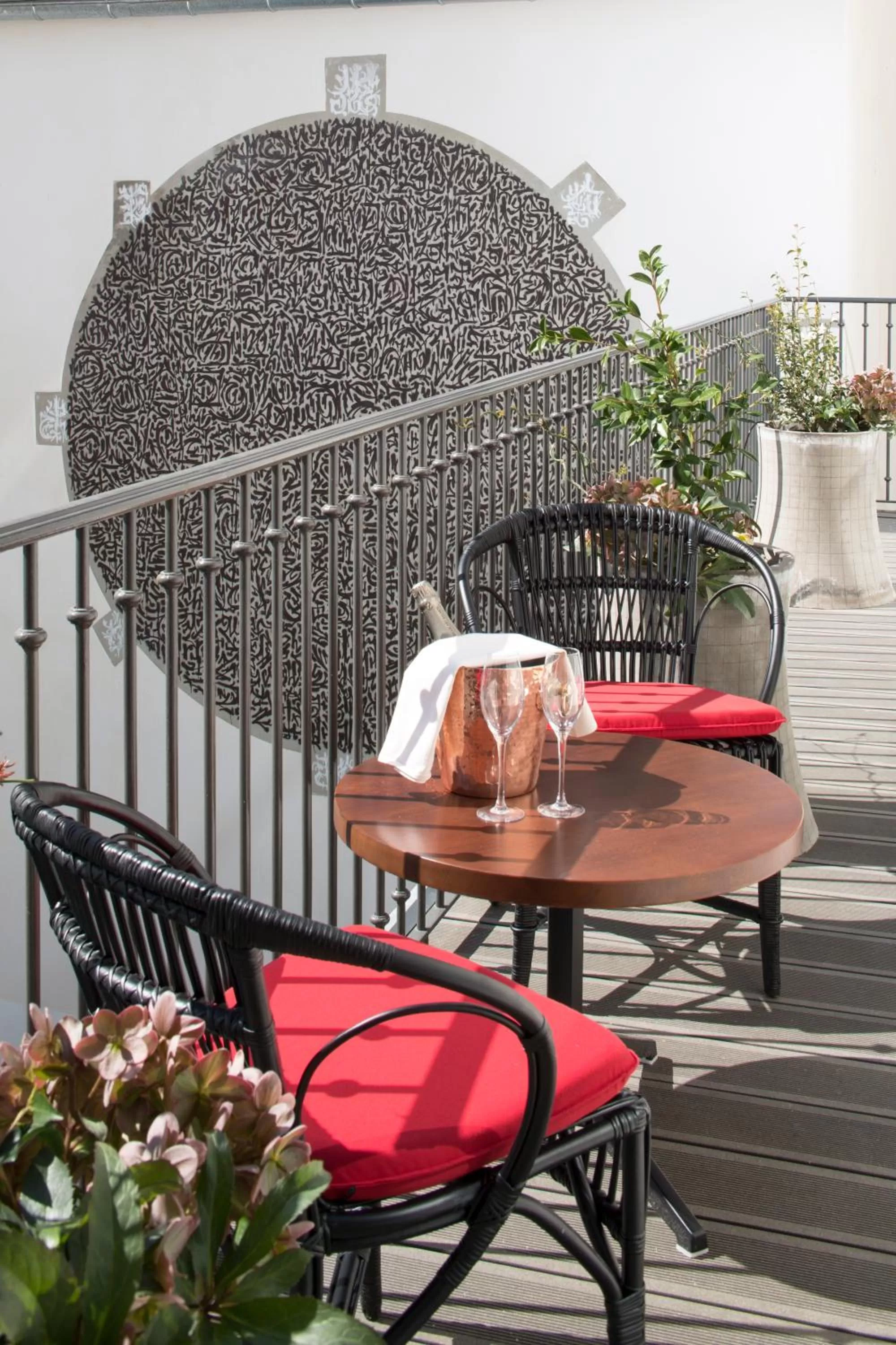 Balcony/Terrace in Hotel Les Bains Paris