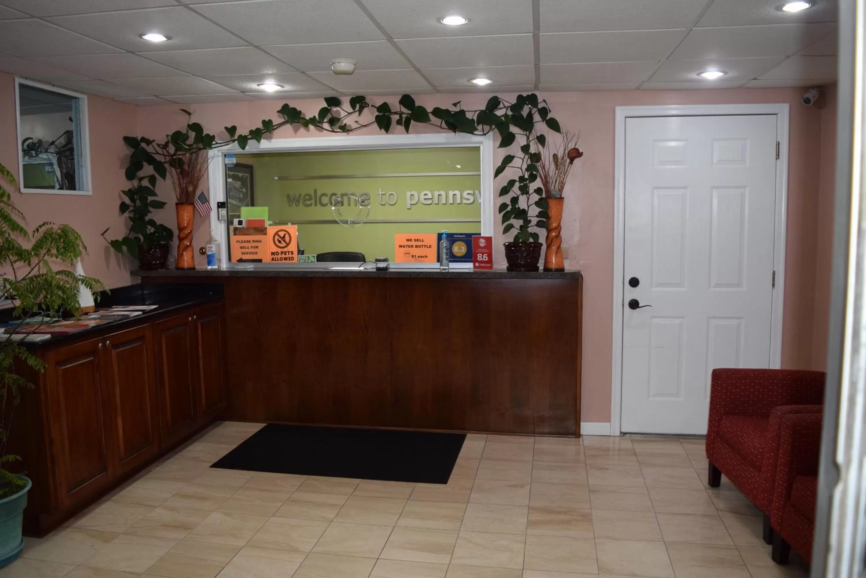 Lobby or reception in White Oaks Motel Pennsville/Carneys Point