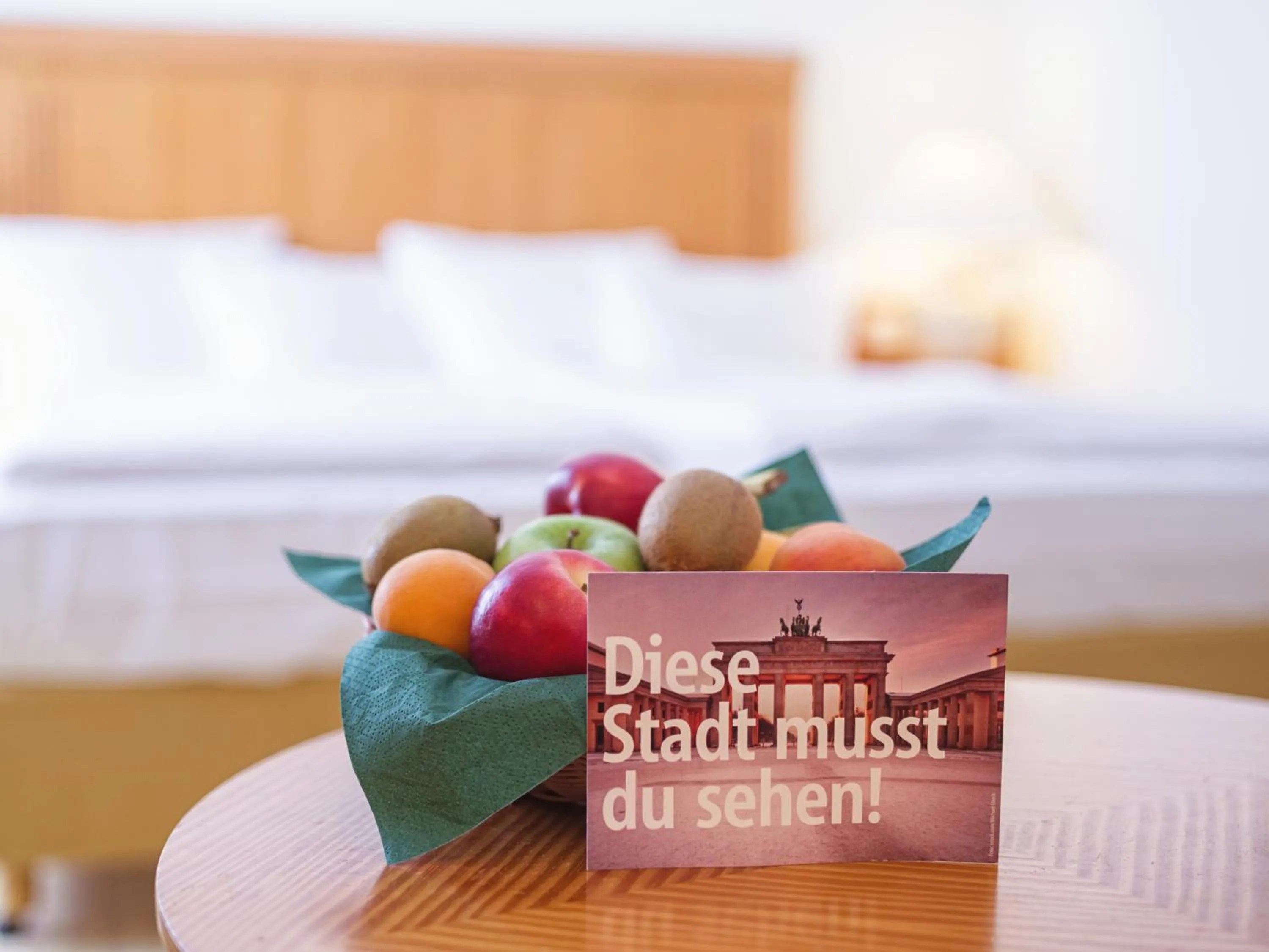 Decorative detail, Bed in Hotel Domicil Berlin by Golden Tulip