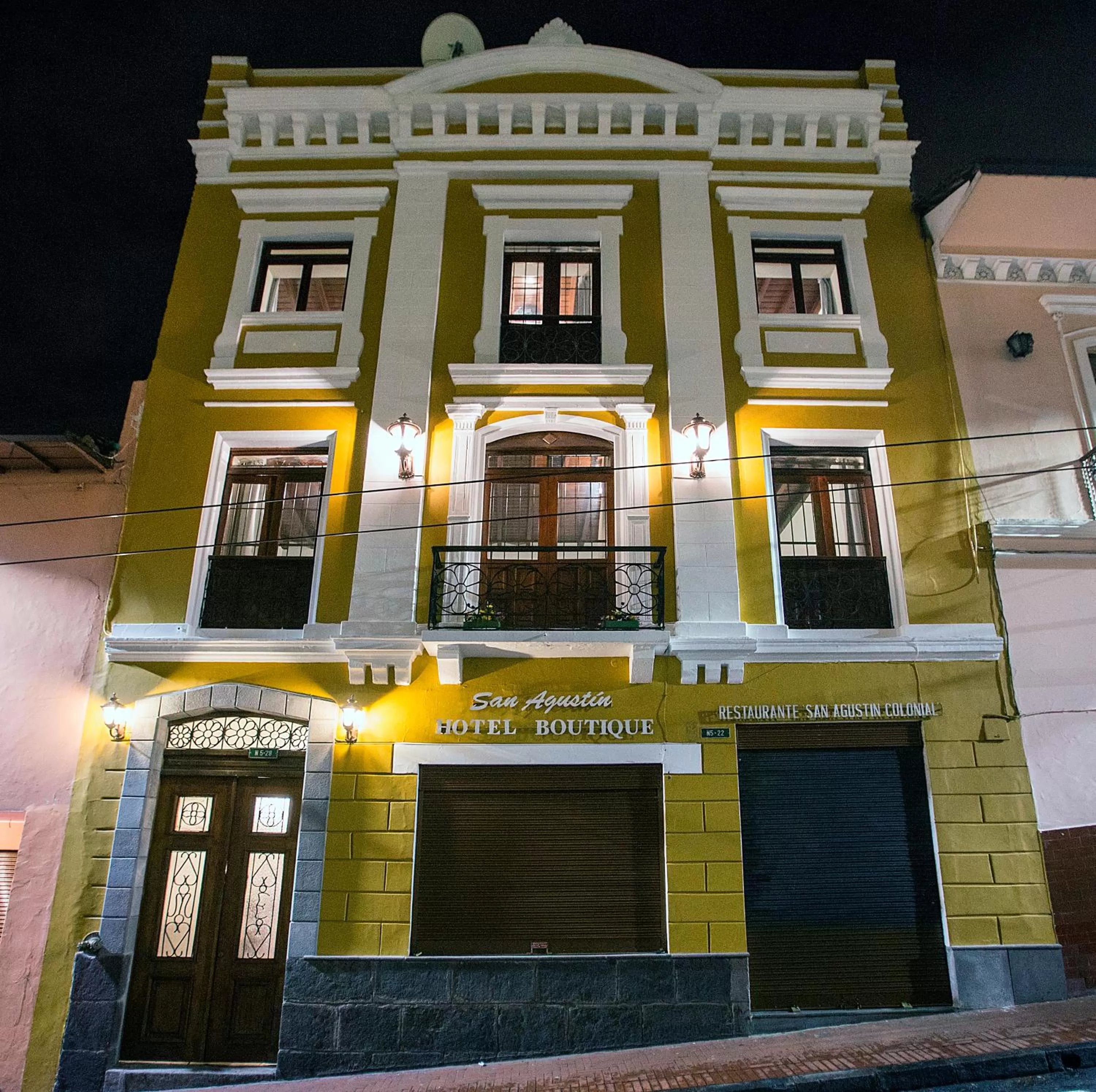 Property building in Hotel Colonial San Agustin