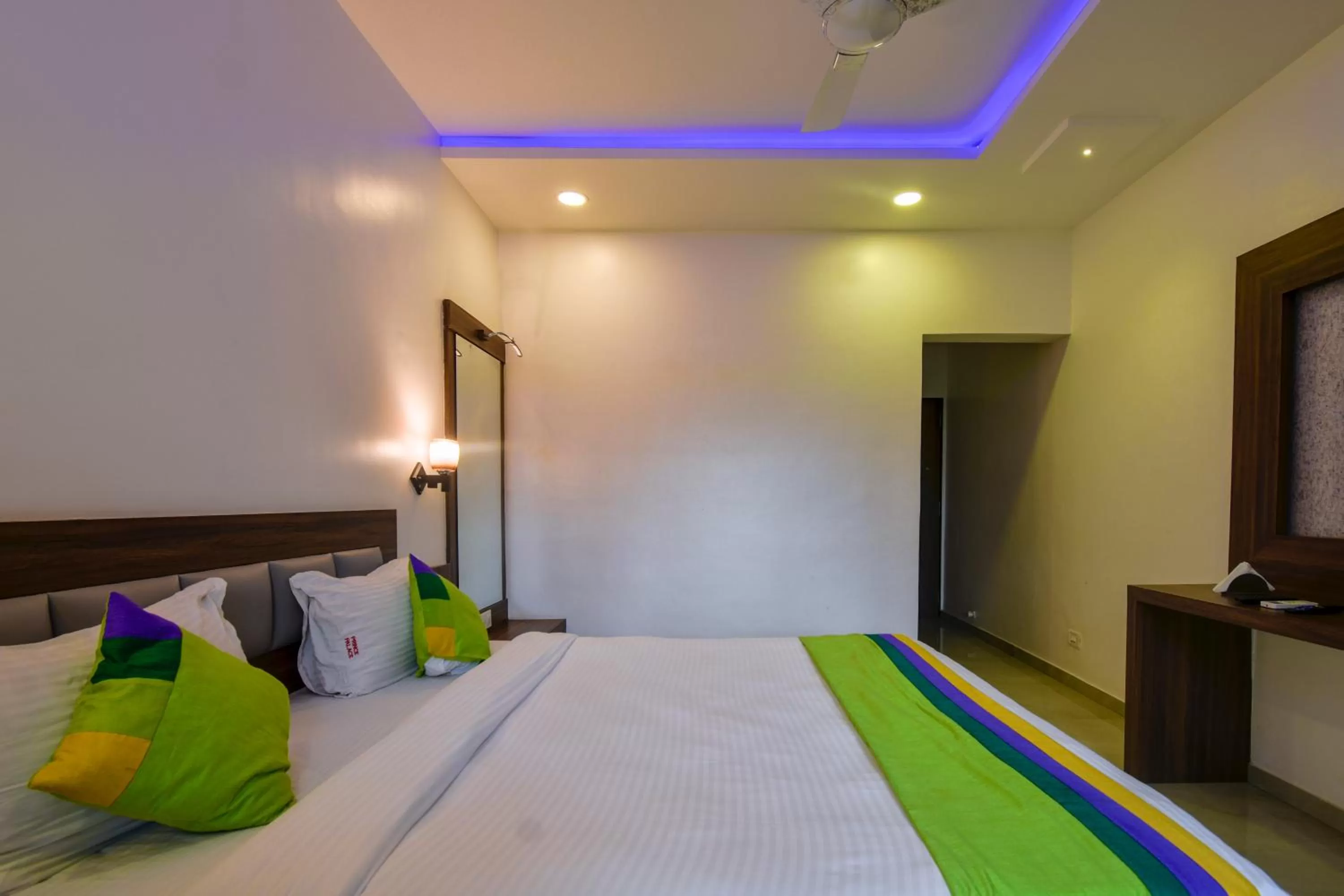 Bedroom, Bed in Treebo Prince Palace