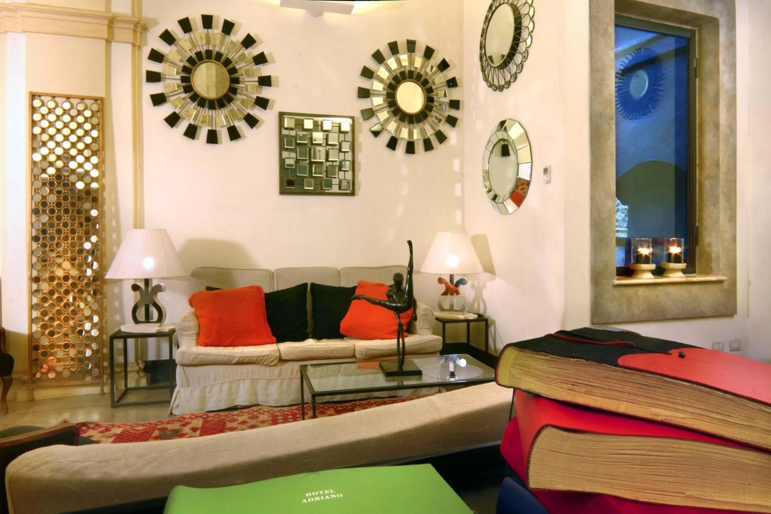 Lobby or reception in Hotel Adriano