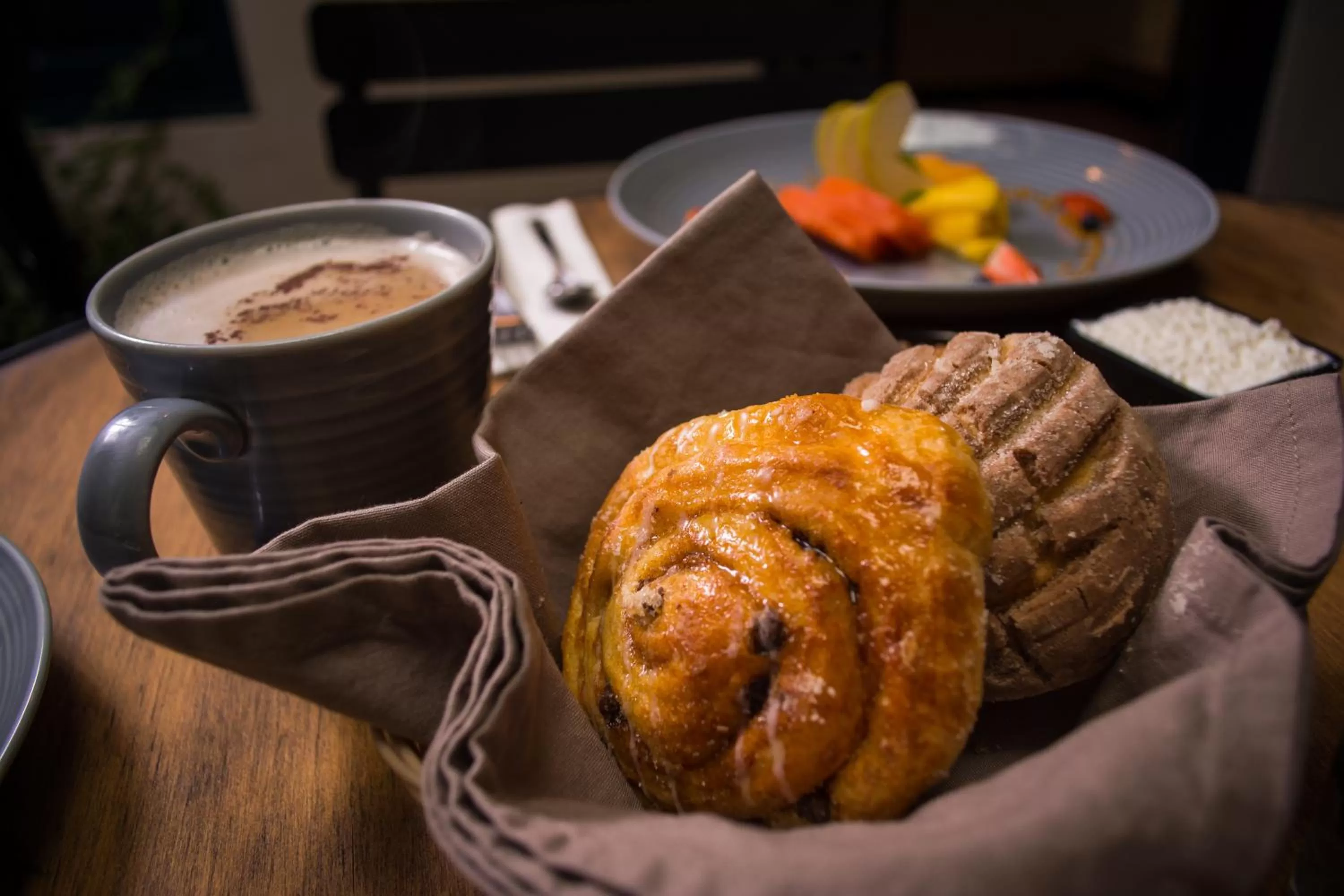 American breakfast in Antigua Trece Hotel Fusión & SPA