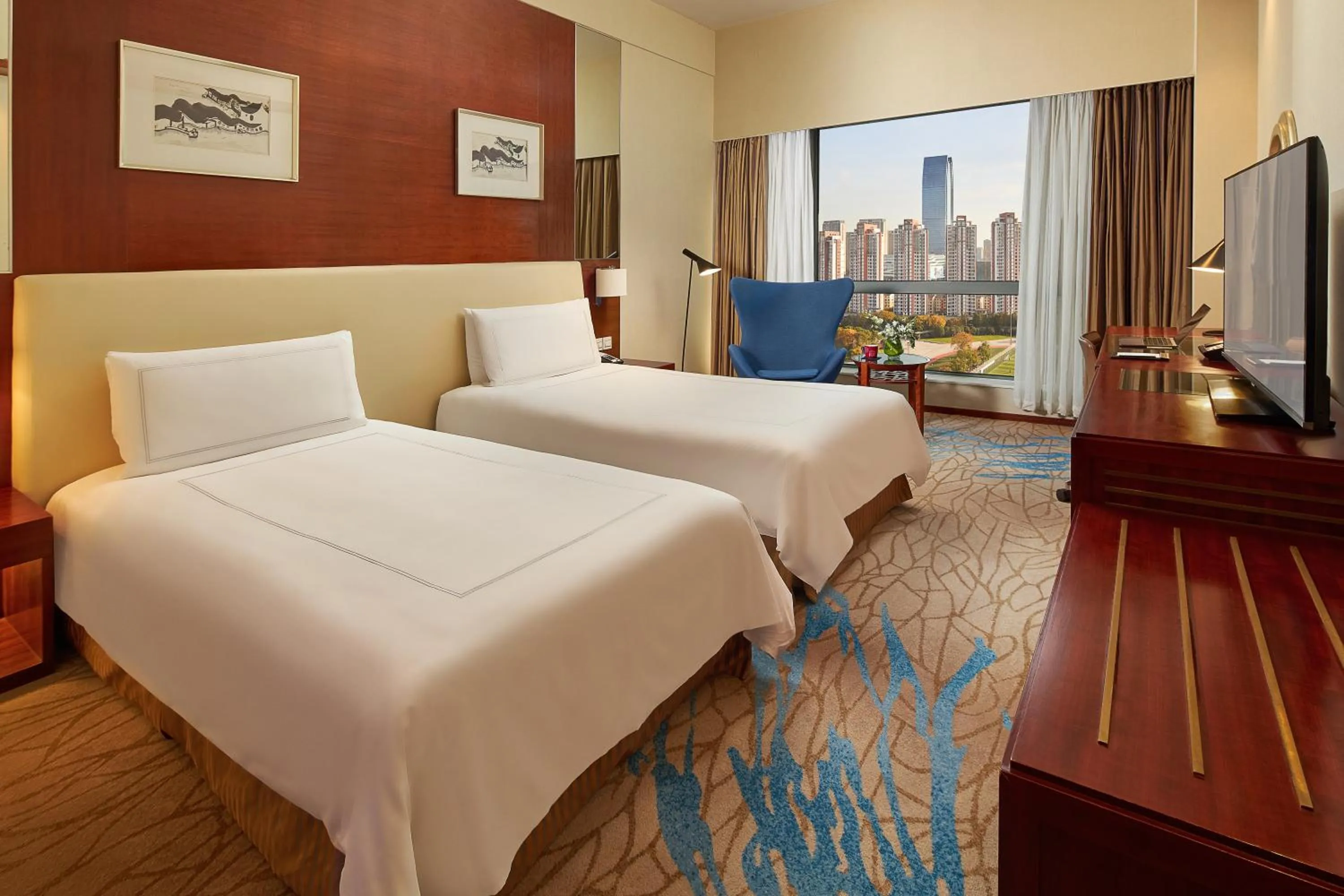 Photo of the whole room, Bed in Paradox Kunshan