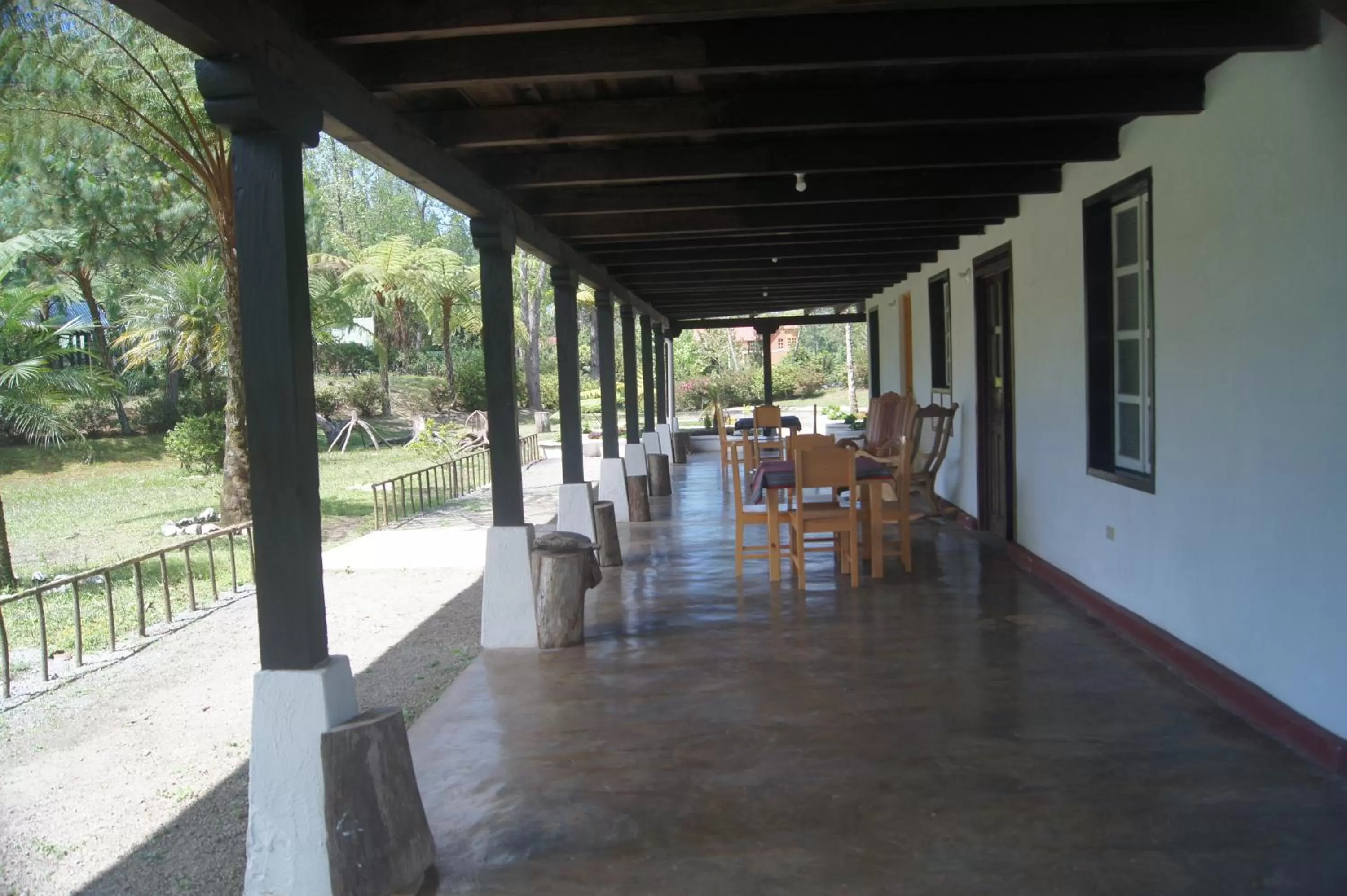 Patio in Hotel en Finca Chijul, reserva natural privada