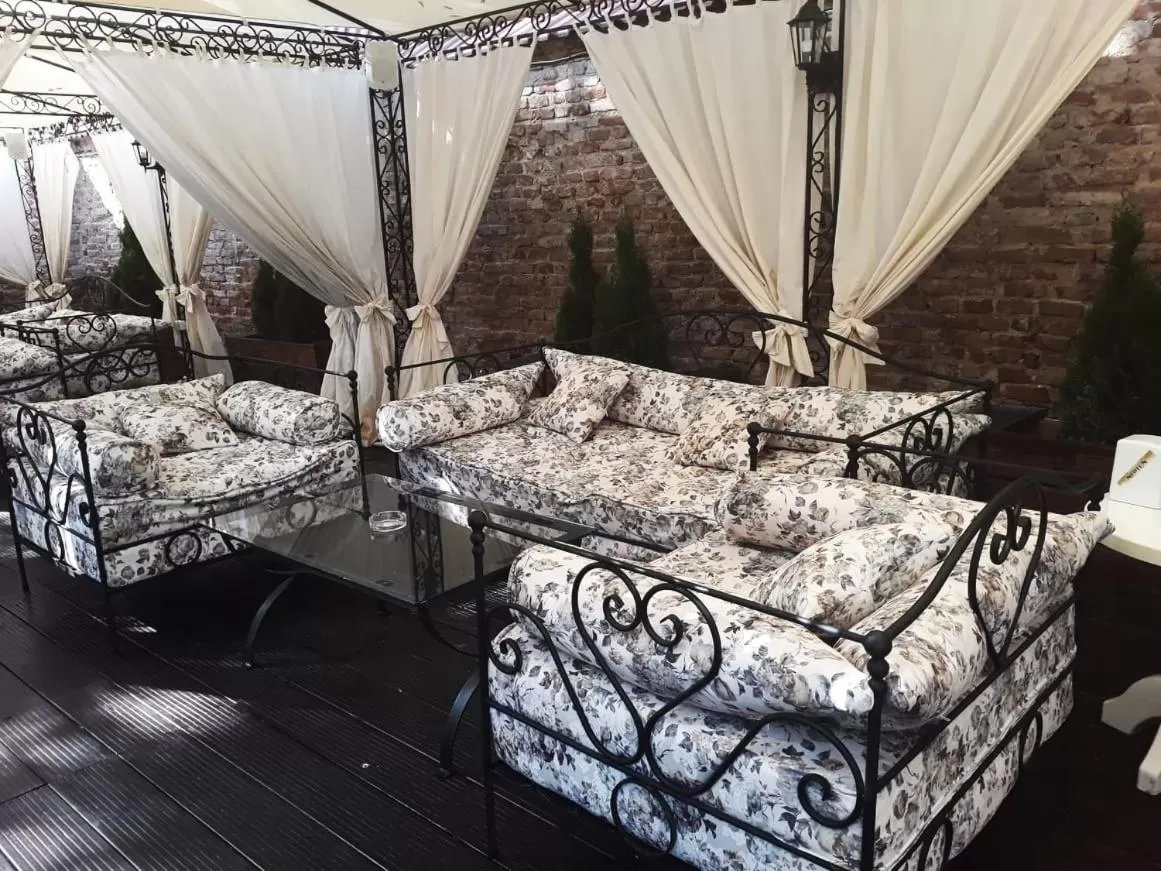 Lounge or bar, Bed in Hotel Neptun