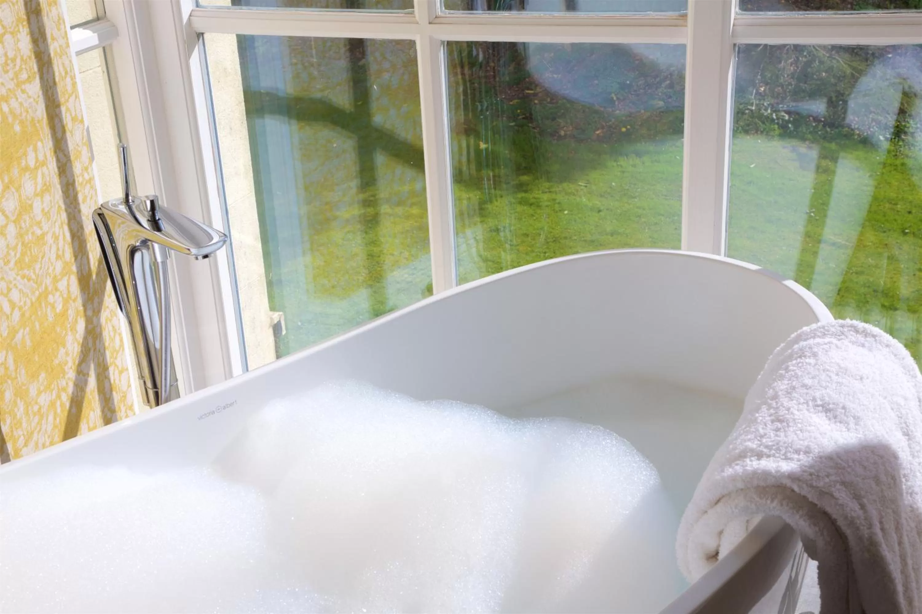 Photo of the whole room in Storrs Hall Hotel on the shore of Lake Windermere