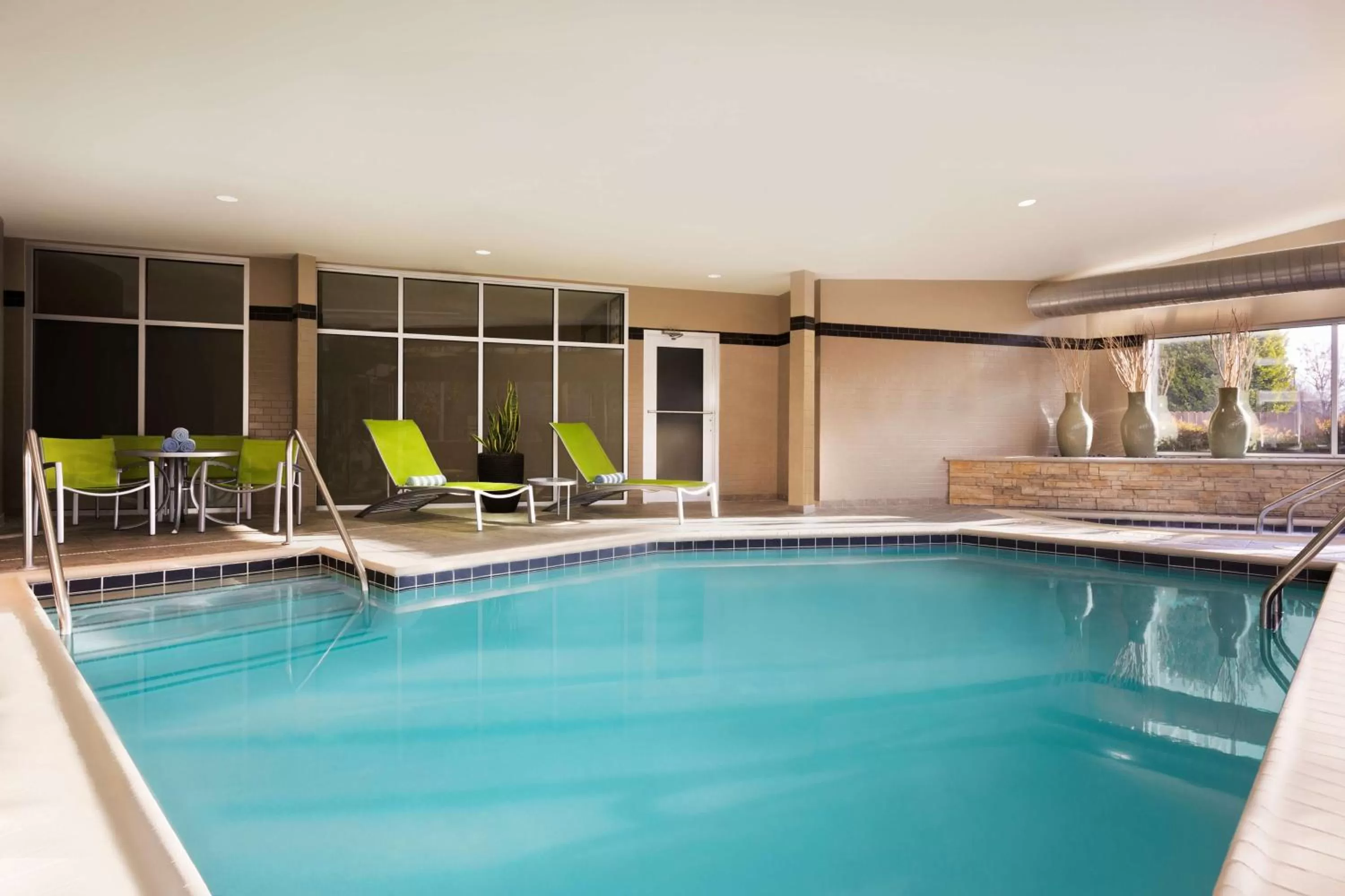 Pool view in DoubleTree by Hilton Hotel Oklahoma City Airport