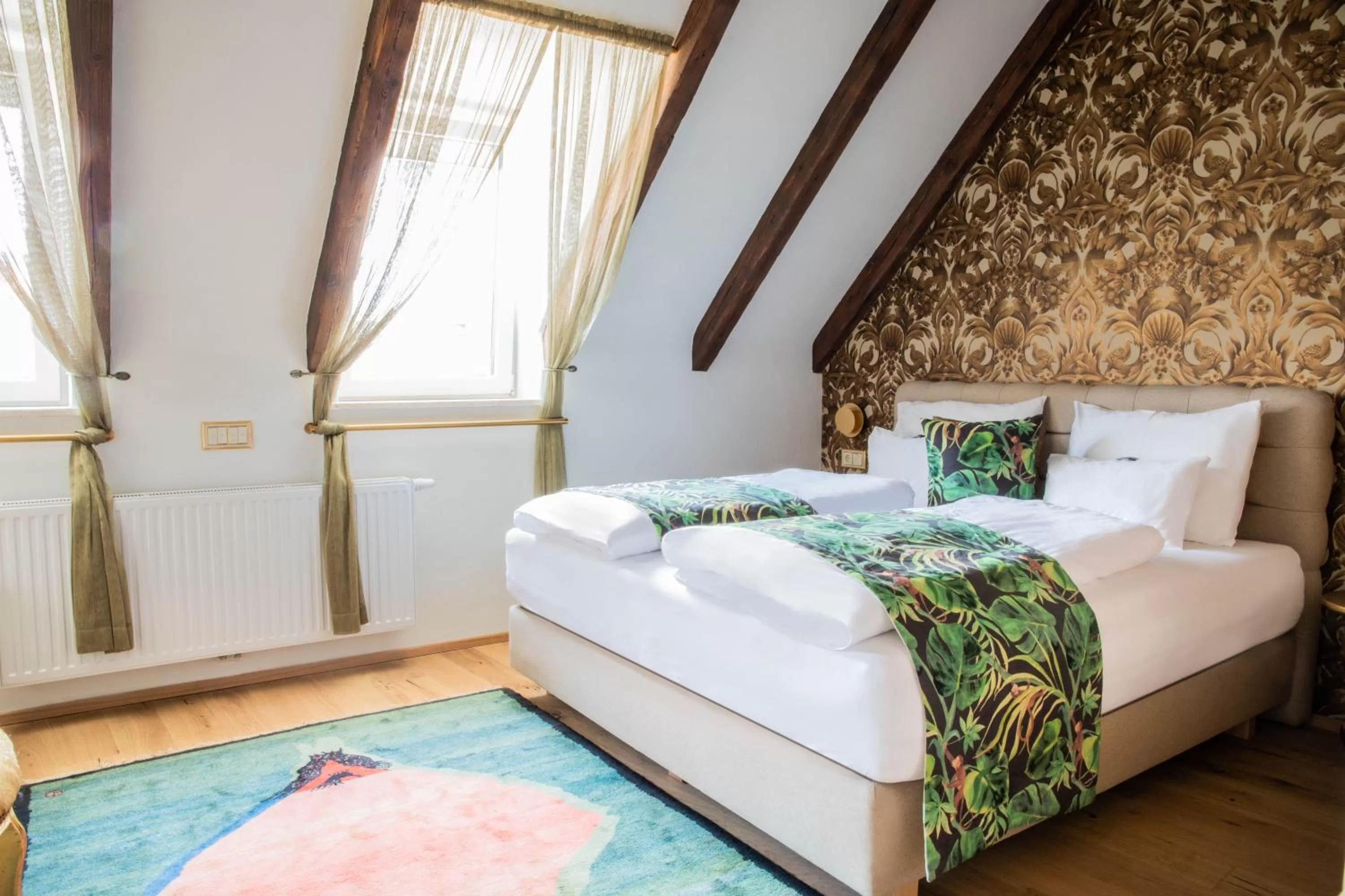 Bedroom, Bed in Gasthof Lend-Platzl