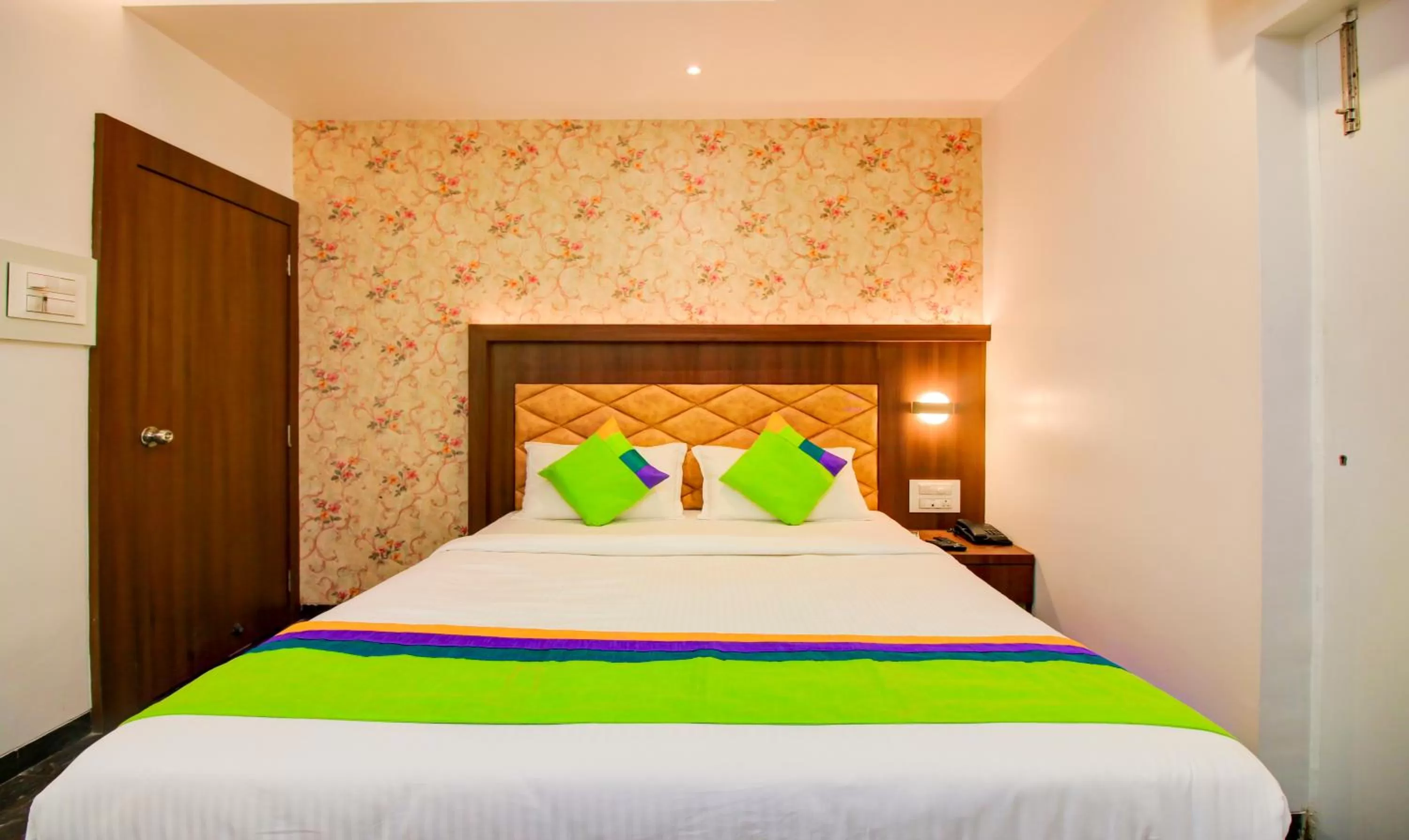 Bedroom, Bed in Treebo Arvind Residency