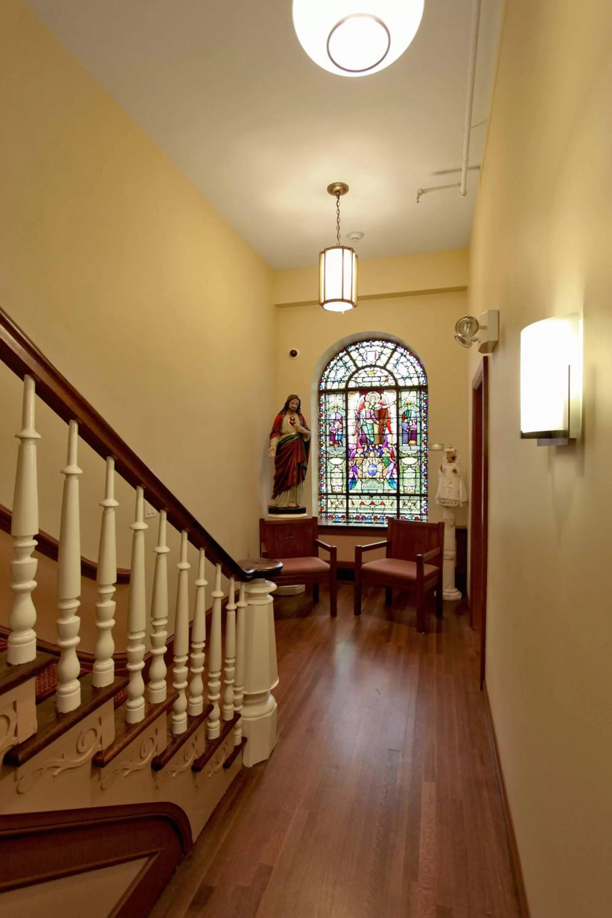 Decorative detail in Leo House