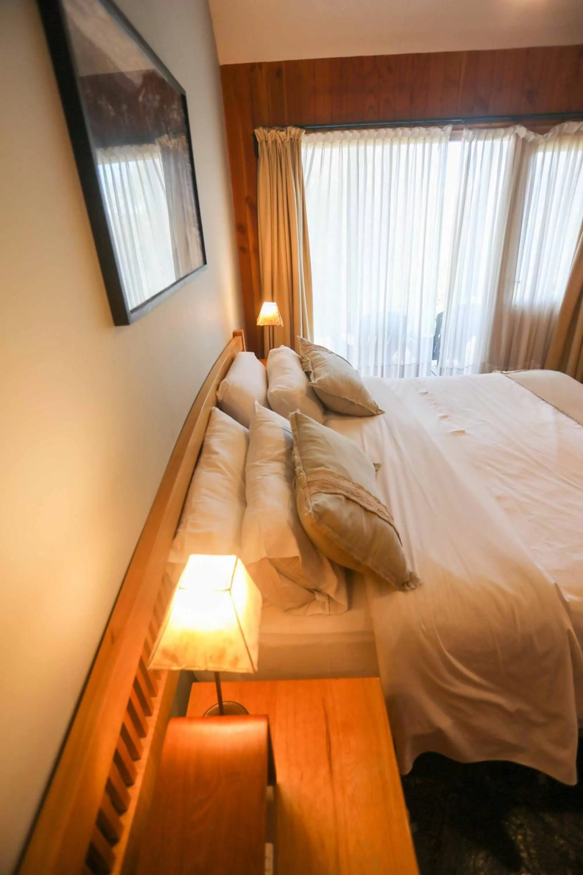 Bed in Arrayan Lake View Mountain Lodge & Casa De Te Arrayan