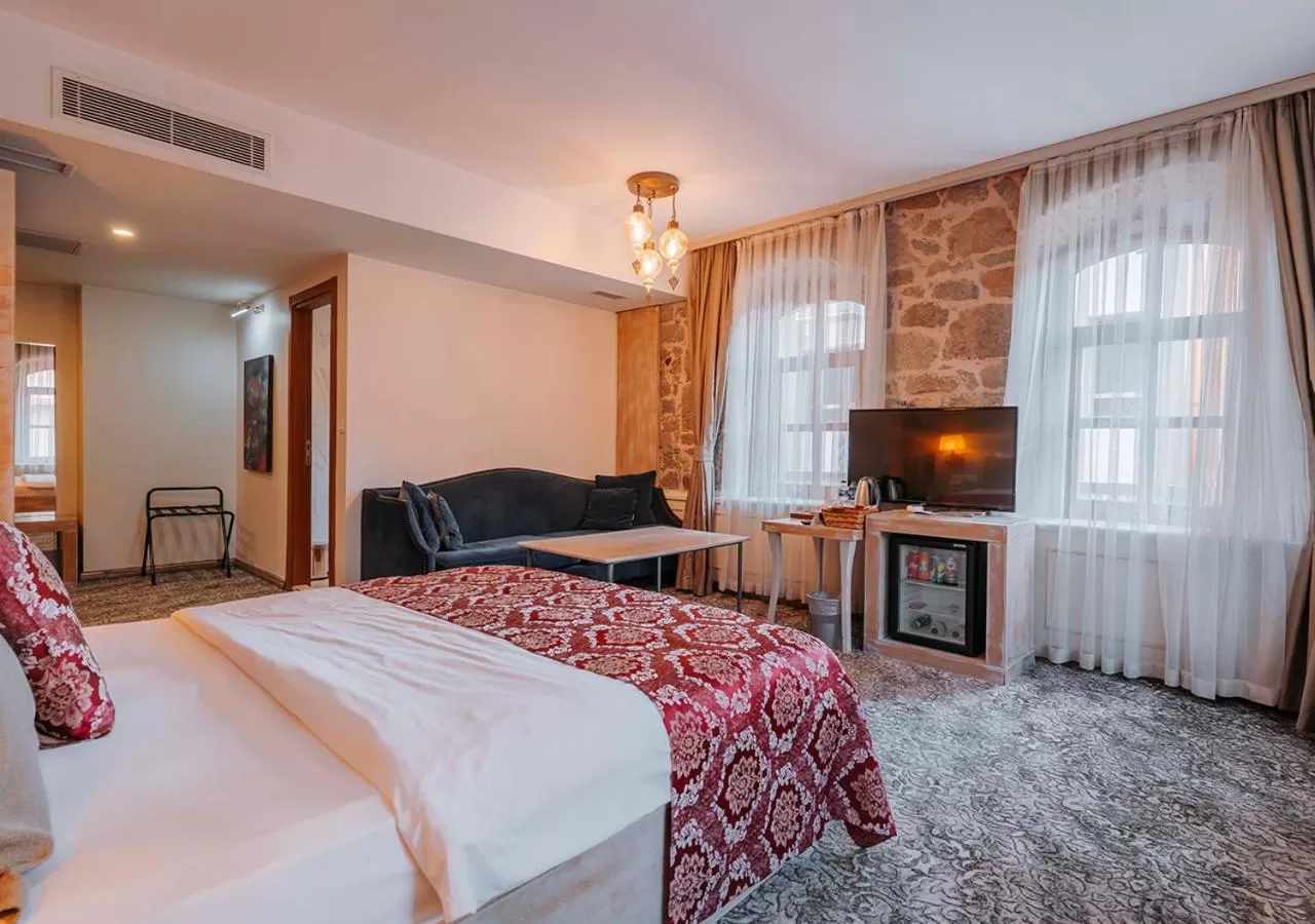 Photo of the whole room, Bed in TS Park Hotel